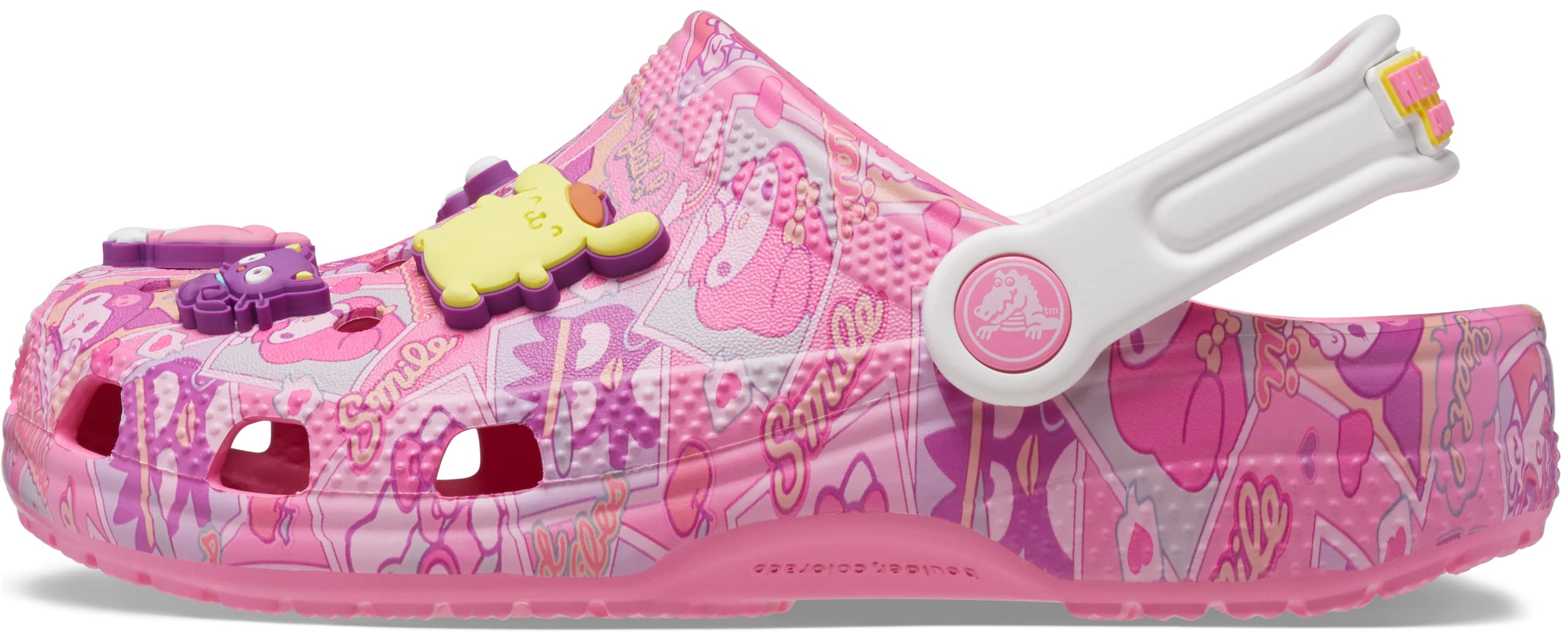 Crocs Unisex-Child Classic Hello Kitty Clogs | Kids' Comfortable Slip-On Shoes for School, Play & Outdoor Activities