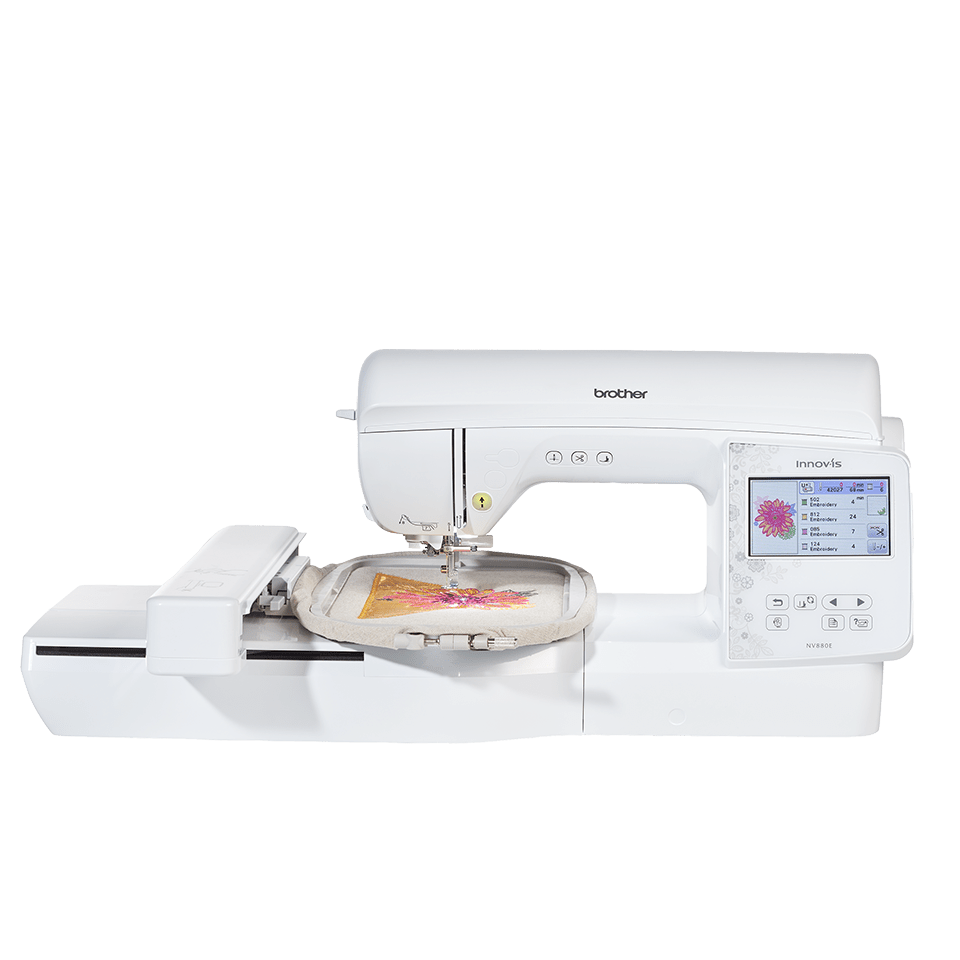 Brother Innov-is NV880E Computerized Embroidery Machine for Home & Business Use - Perfect for DIY Crafts, Quilting, and Custom Apparel Design