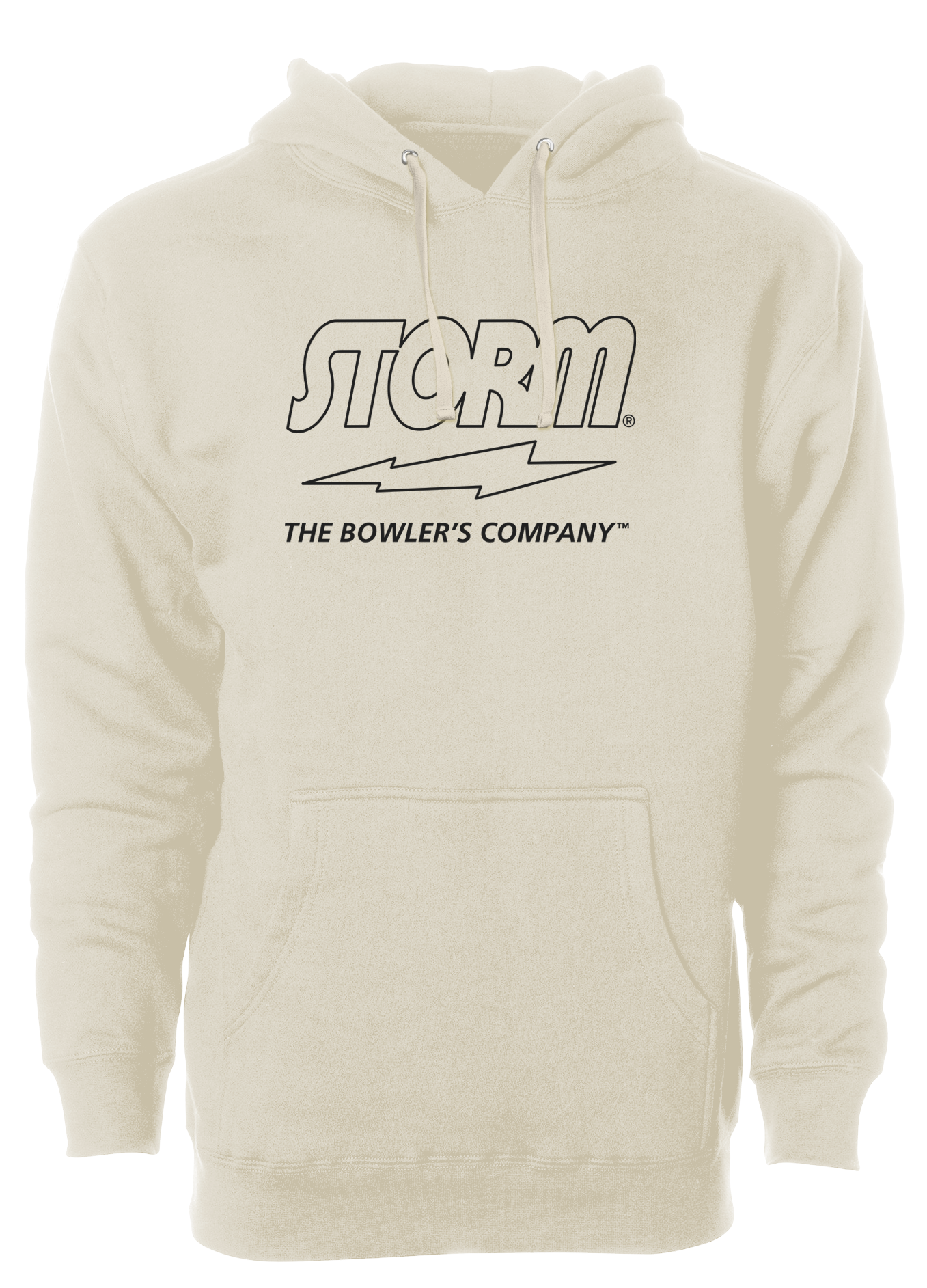 Storm The Bowler's Company Hoodie - Black Outline | Premium Bowling Apparel for Men & Women | Perfect for Leagues, Tournaments & Casual Wear