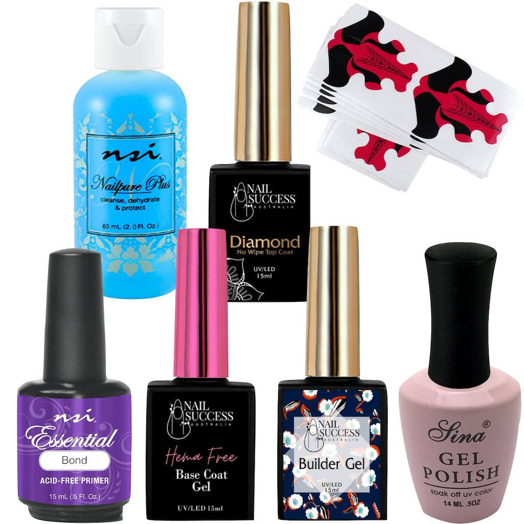 Professional Gel Nail Kit with Polish in Bottle - DIY Salon Quality Manicure Set for Home & Party Use