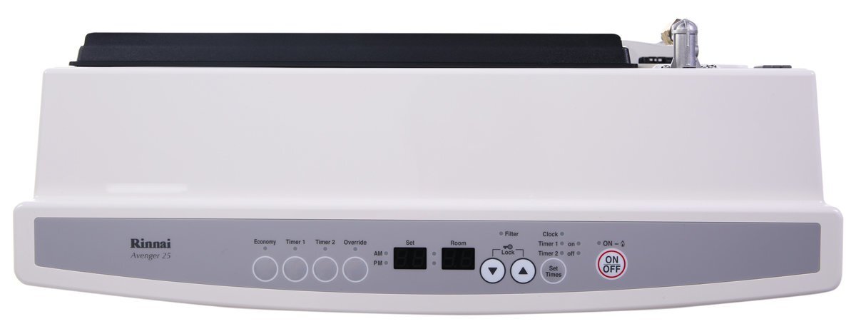 Rinnai AV25N3 Avenger Natural Gas Heater - Indoor & Outdoor Use for Patio, Garage, and Workshop Heating