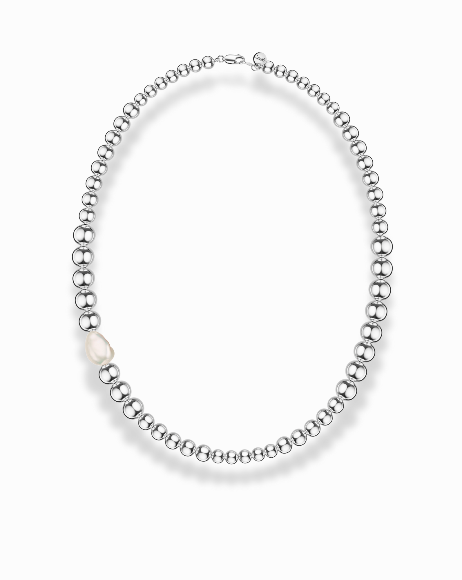 Elegant Cora Sphere Necklace for Women - Minimalist Sterling Silver Pendant Jewelry - Perfect for Gifts, Weddings & Everyday Wear