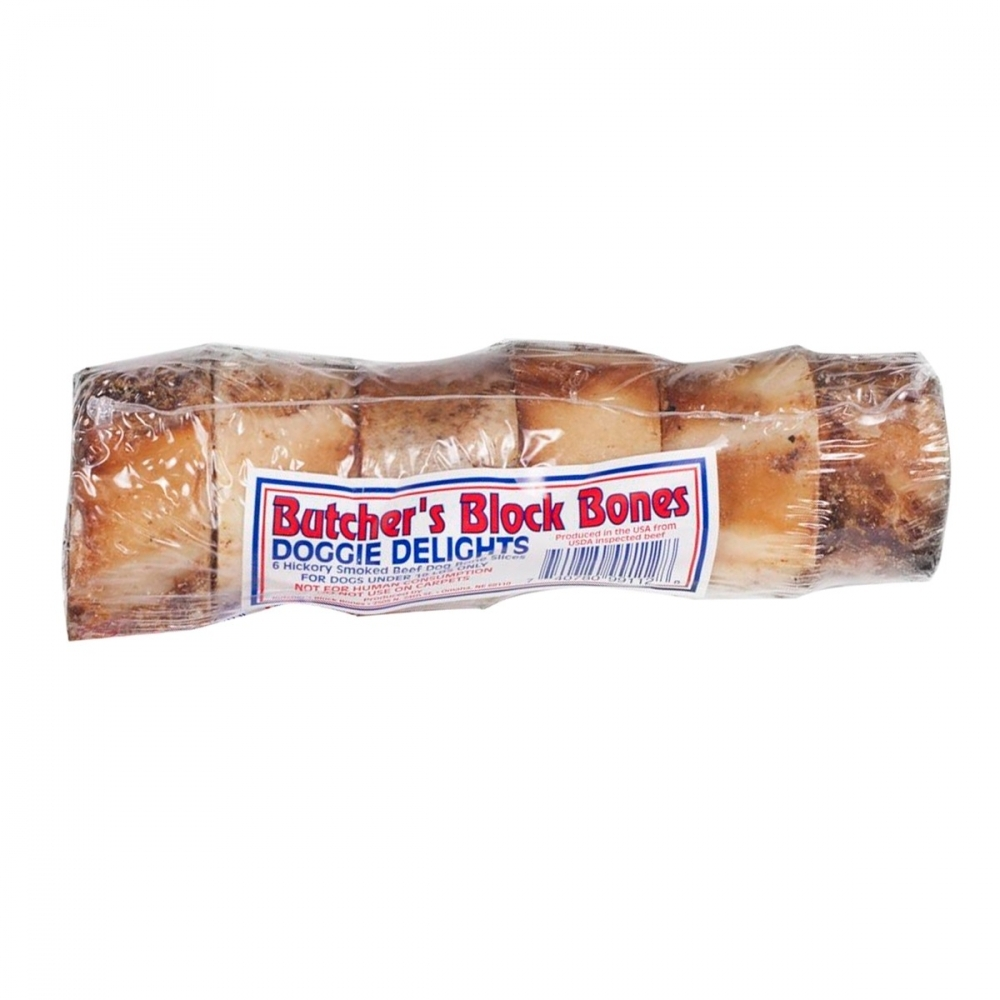 Premium Butcher Block Butcher Bones Dog Treats - All-Natural, Grain-Free Chews for Dogs - Perfect for Training, Dental Health & Long-Lasting Enjoyment