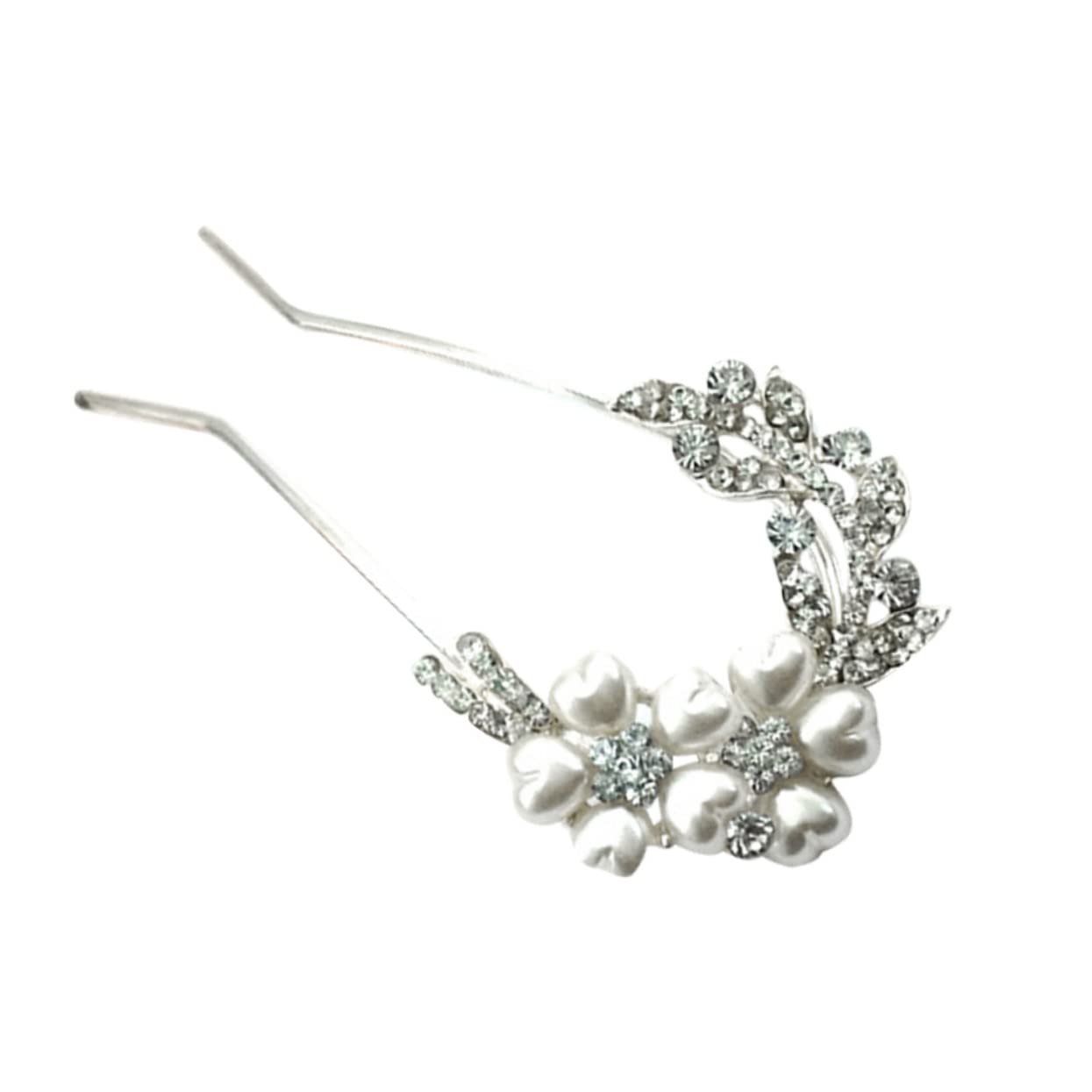 Mikinona Wedding Hair Accessories for Women - Crystal Bridal Headpiece, U-Shape Hair Comb, Bun Hair Clips for Bride & Bridesmaids - Perfect for Weddings, Prom, Parties & Special Occasions