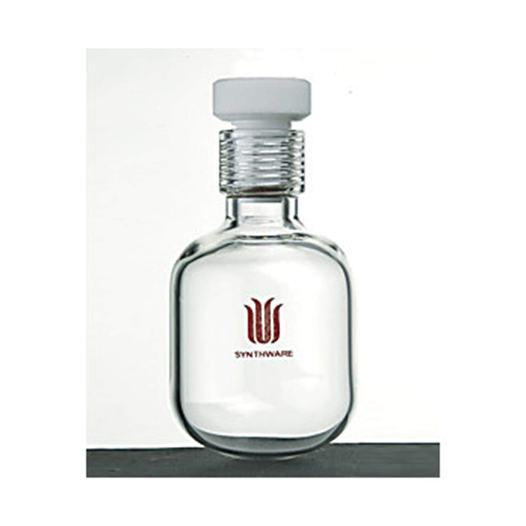 Premium Synthware Pressure Vessel - 350ml Round Bottom Lab Flask with 80mm OD & 162mm Length, GL 25 Thread - Ideal for Chemical Experiments, Laboratory Research & Industrial Applications