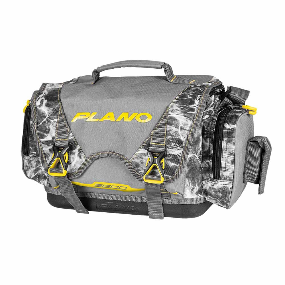 Plano 3600 B Series Mossy Oak Manta Tackle Bag - Waterproof Fishing Gear Storage for Bass, Trout & Saltwater - Perfect for Boat, Kayak & Shore Fishing