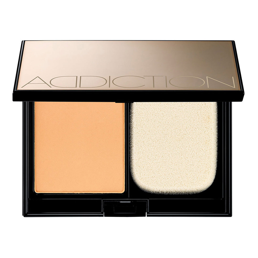 ADDICTION The Glow Powder Foundation - Lightweight Buildable Coverage, Natural Radiant Finish | Perfect for Everyday Wear & Special Occasions