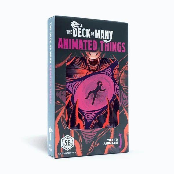 Animated Deck of Many Things - Premium Fantasy Tarot Cards for D&D, Magic Tricks & Collectors | Perfect for Game Nights, Cosplay & Gift Giving