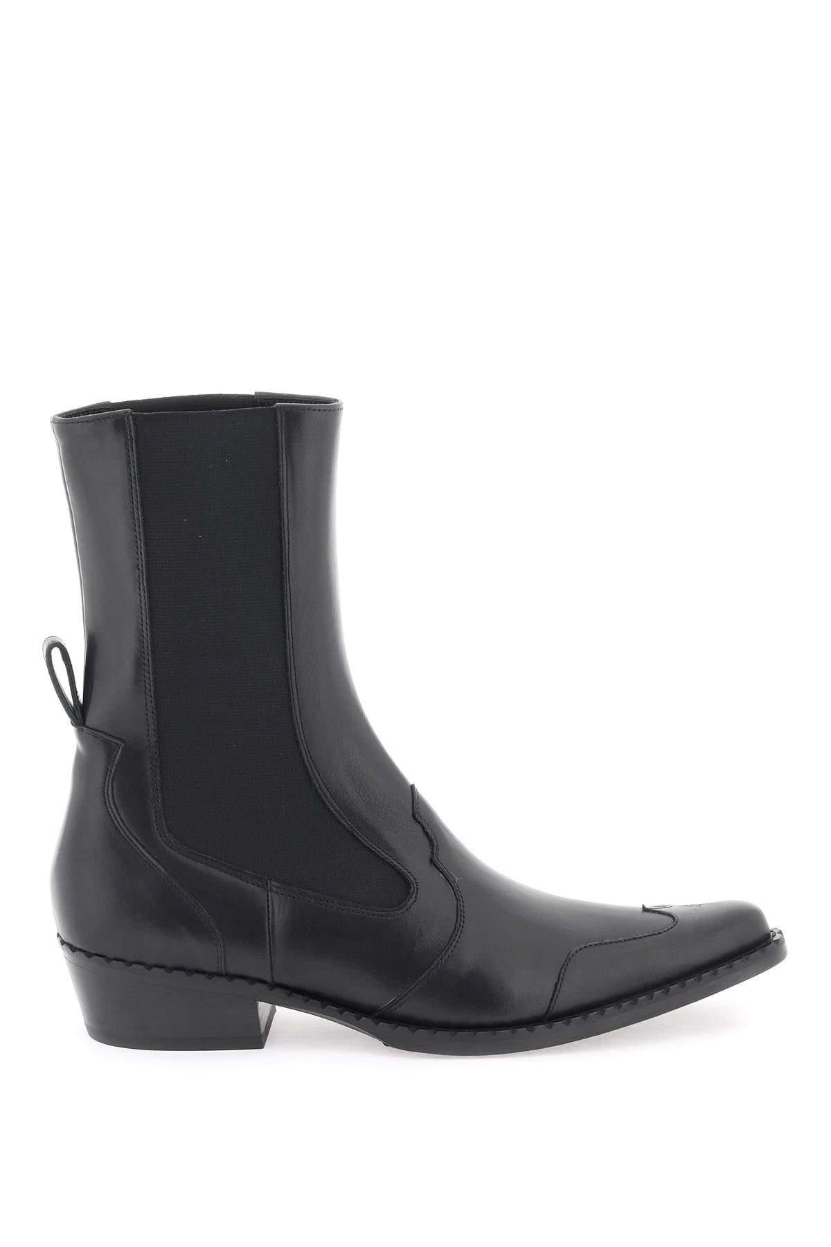By Far Otis Chelsea Boots for Women - Waterproof Leather Ankle Boots with Side Zipper - Stylish & Comfortable for Fall, Winter, and Everyday Wear