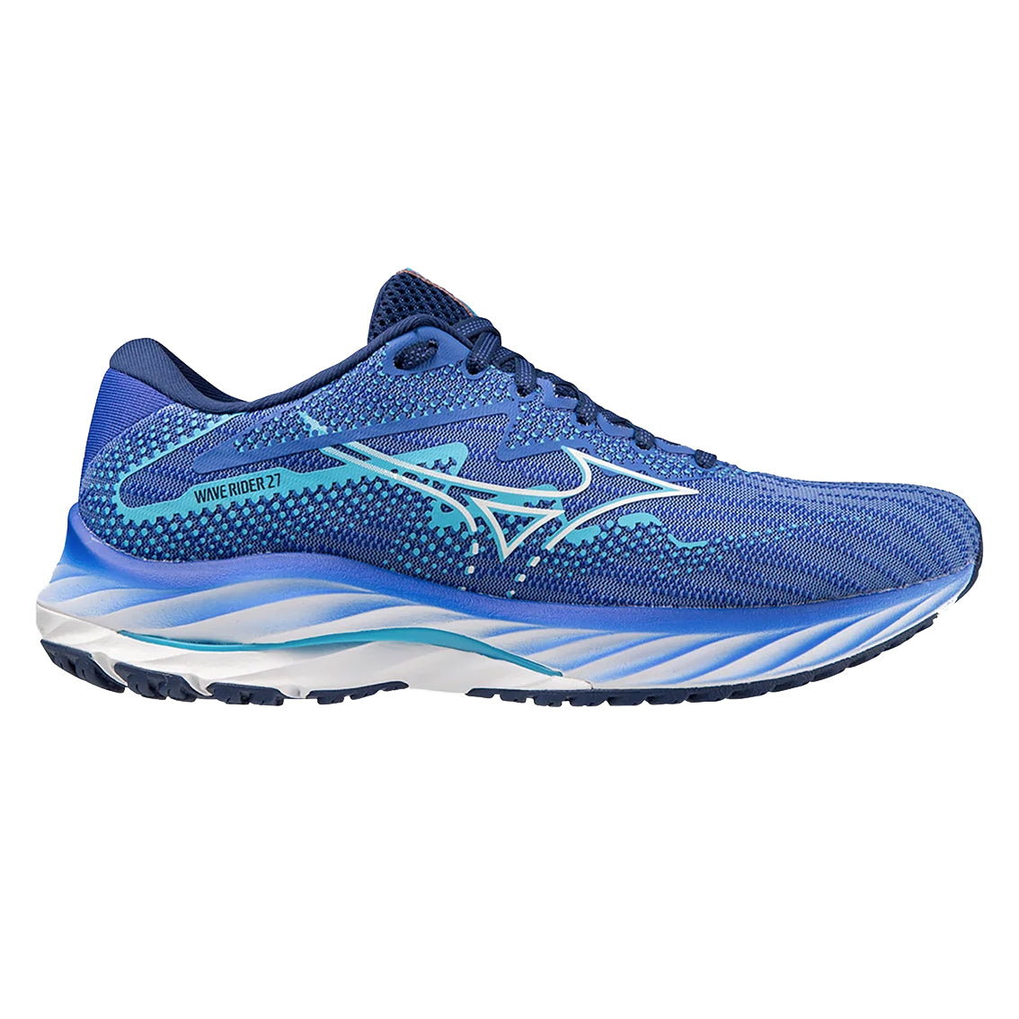 Mizuno Wave Rider 27 Women's Running Shoes - Lightweight Cushioned Road Shoes for Jogging, Training & Marathon Racing