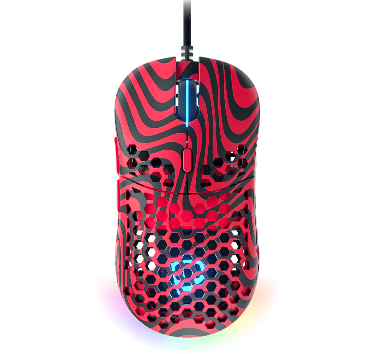 Pewdiepie X Ghost M1 UltraLight Wireless Gaming Mouse - Ergonomic RGB Wired/Wireless Computer Mouse for PC, Mac, Laptop - Perfect for FPS, MOBA, Esports & Streaming Gaming Sessions