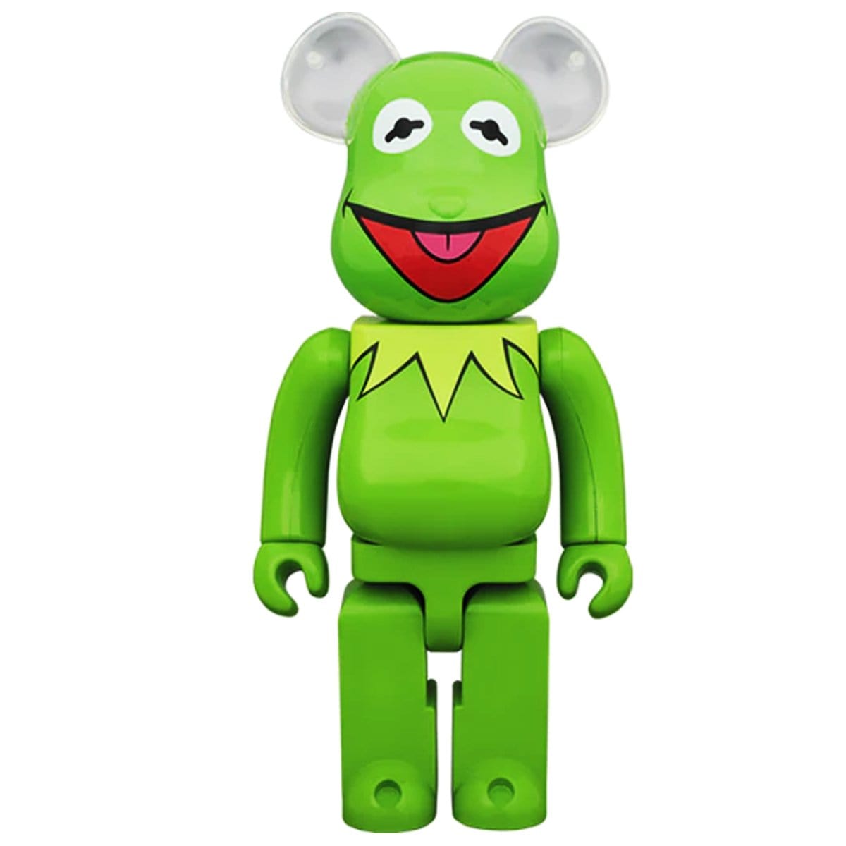 Kermit the Frog 400% + 100% Bearbrick Collectible Figure by Medicom - Perfect for Anime Fans, Muppets Collectors & Home Decor