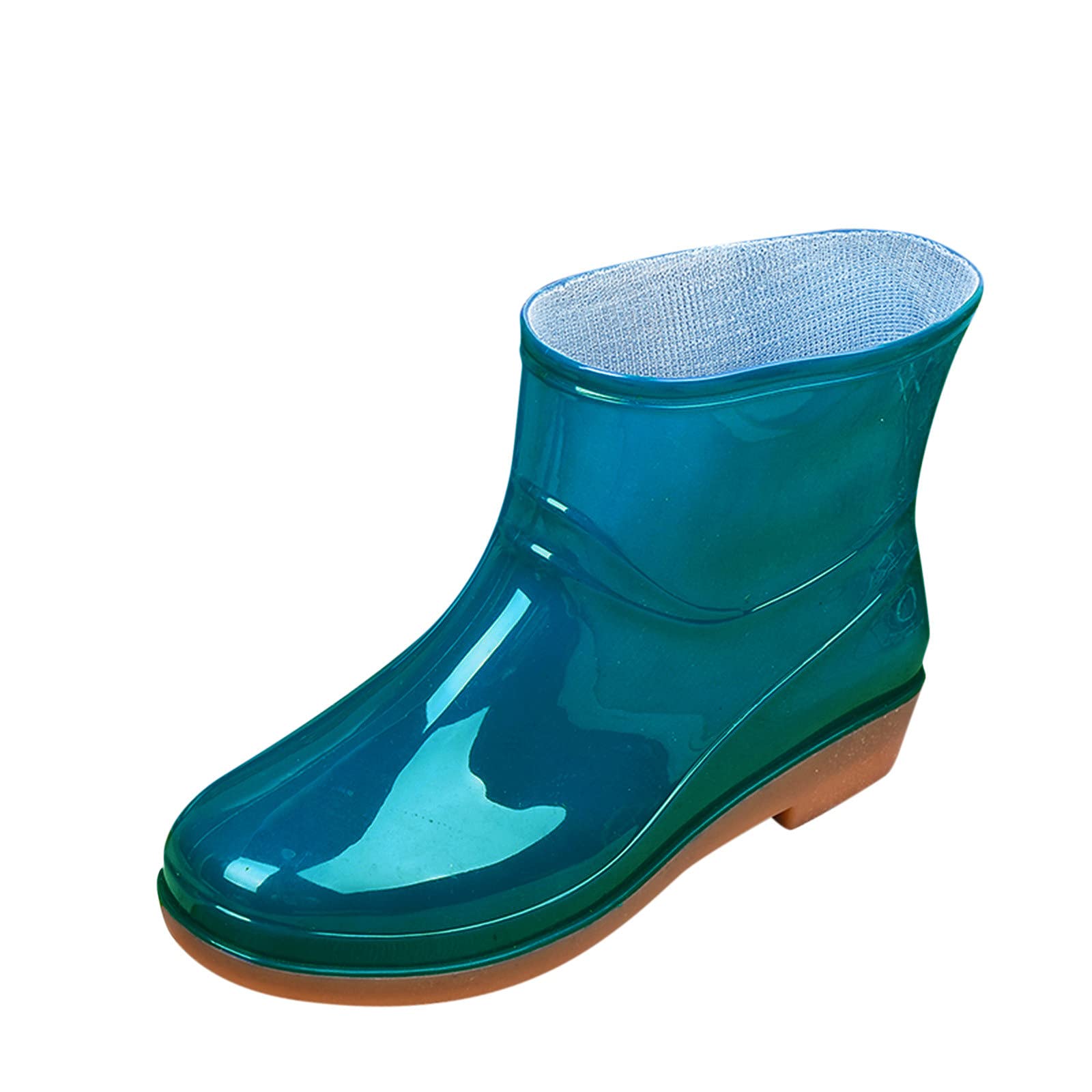 Women's Waterproof Pumpkin Rain Boots - Non-Slip Rubber Rain Shoes for Ladies | Perfect for Gardening, Hiking & Wet Weather Outdoor Activities