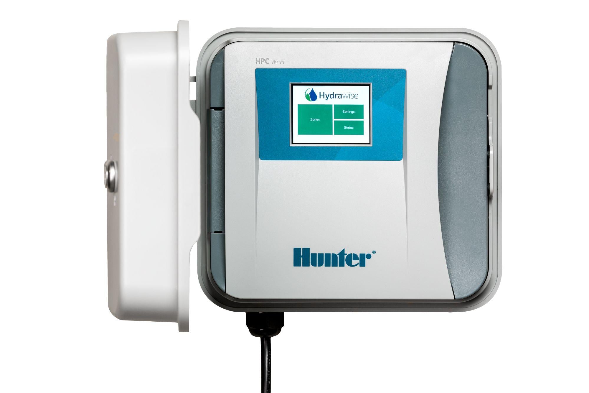 Hunter HPC 400 Pro C Hydrawise Smart WiFi Irrigation Controller - 4 Zone Indoor Modular Base Unit for Home & Garden Watering System