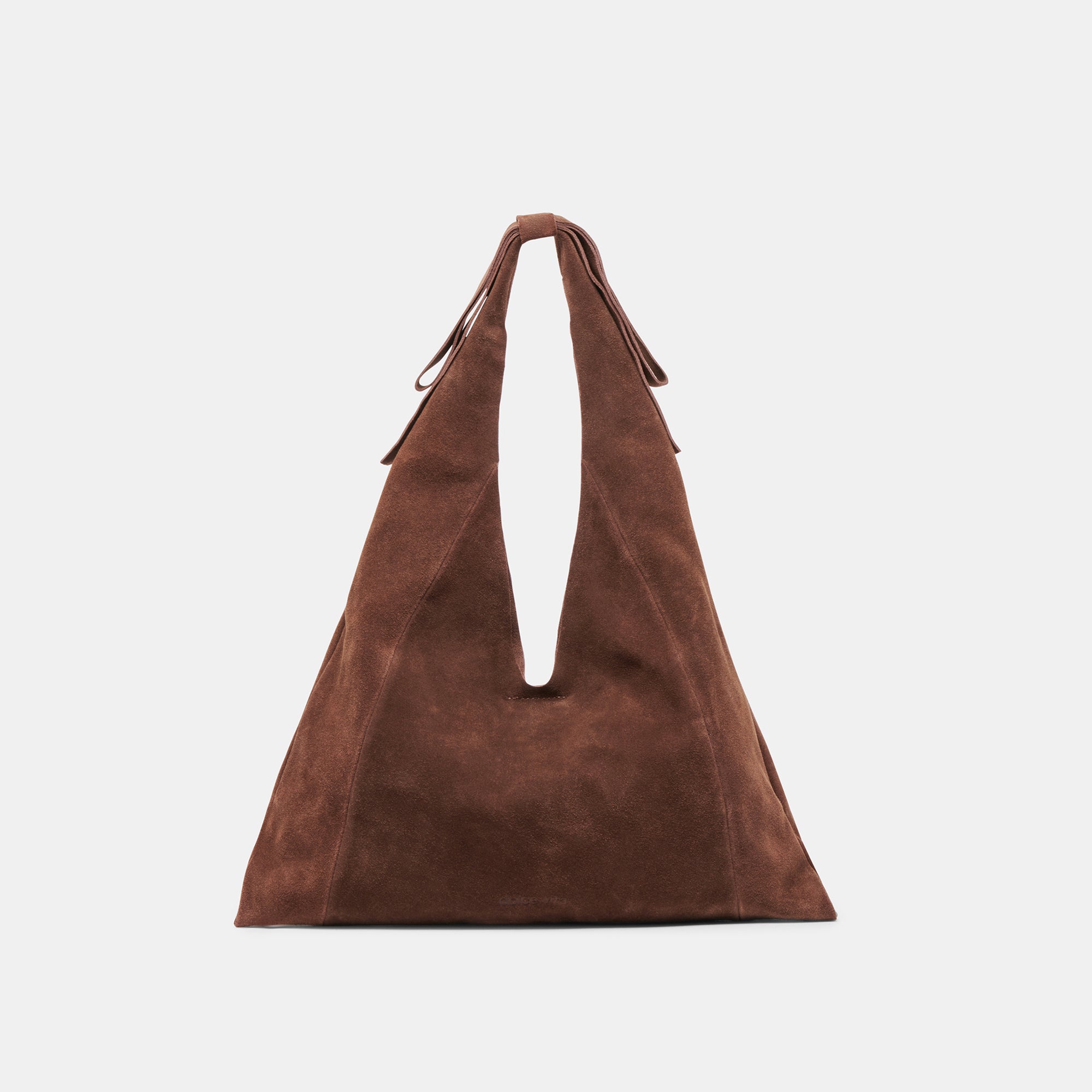 MARIE TOTE BAG - Chocolate Brown Suede Leather Handbag for Women | Stylish & Durable Everyday Purse | Perfect for Work, Shopping & Travel