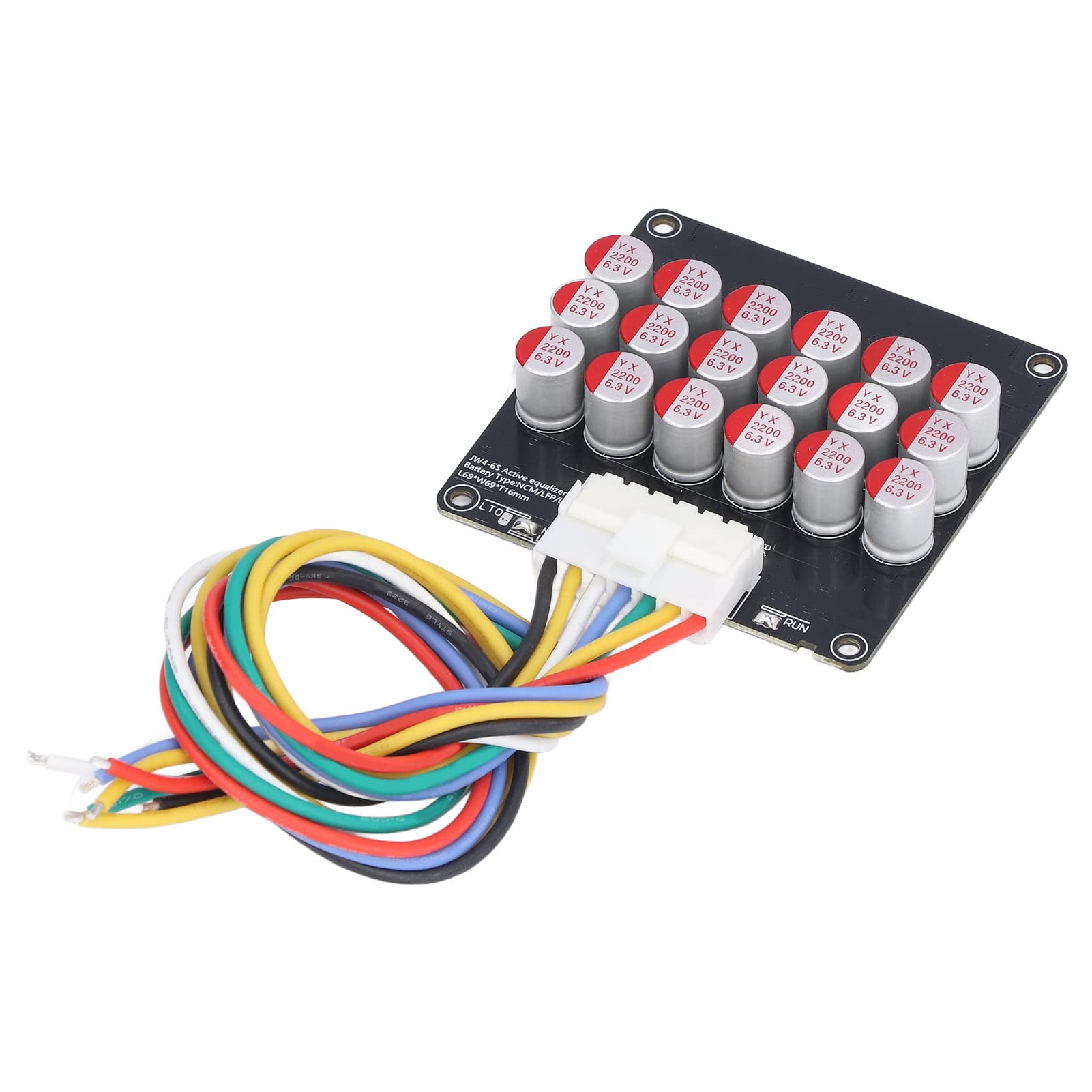 High Precision Omabeta Battery Balancer 1.8V-4.5V for LTO/LFP/LPO/NCM Batteries (4-6S) - Perfect for Solar Energy Storage, Electric Vehicles & DIY Battery Packs