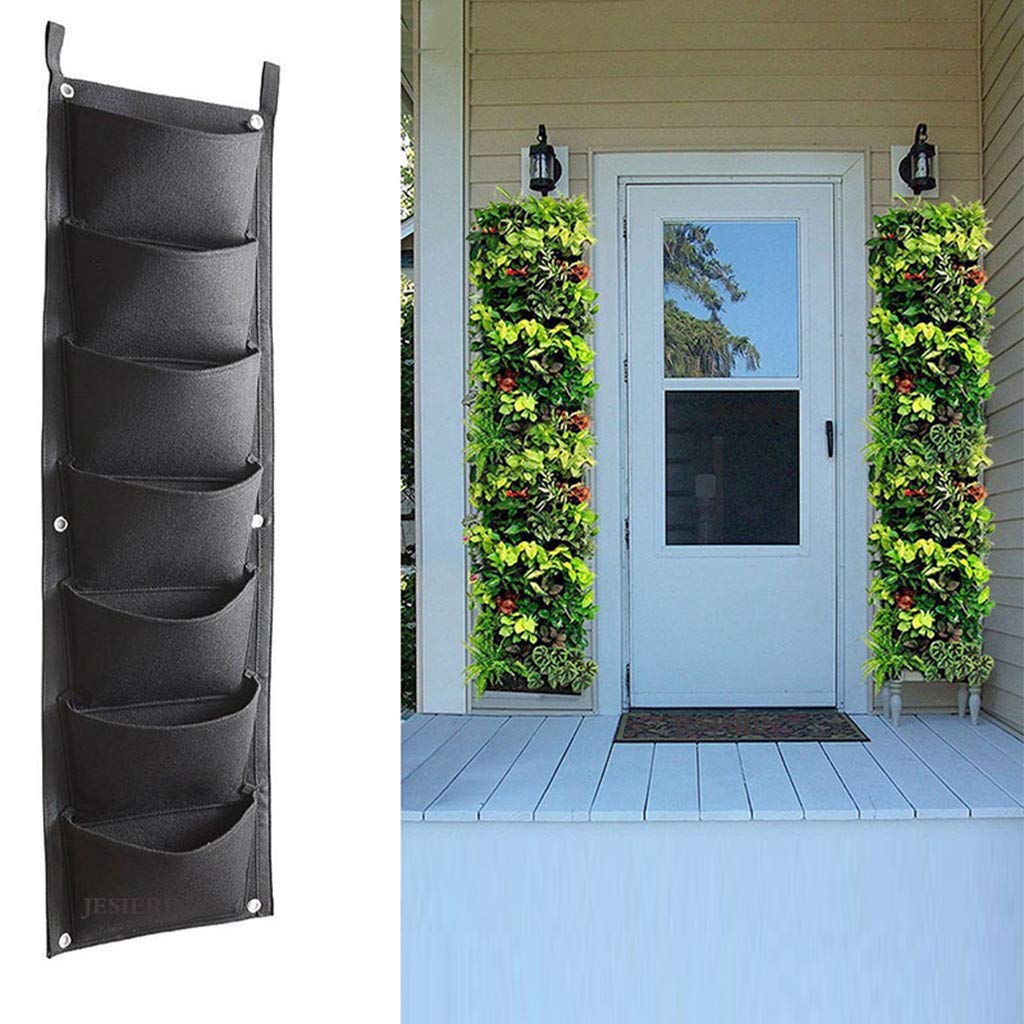 Breathable Rectangle Fabric Grow Bag for Plants - Raised Garden Bed Container for Patio, Lawn & Garden - Perfect for Vegetables, Flowers & Herbs (Black, One Size) - Ideal for Indoor & Outdoor Gardening