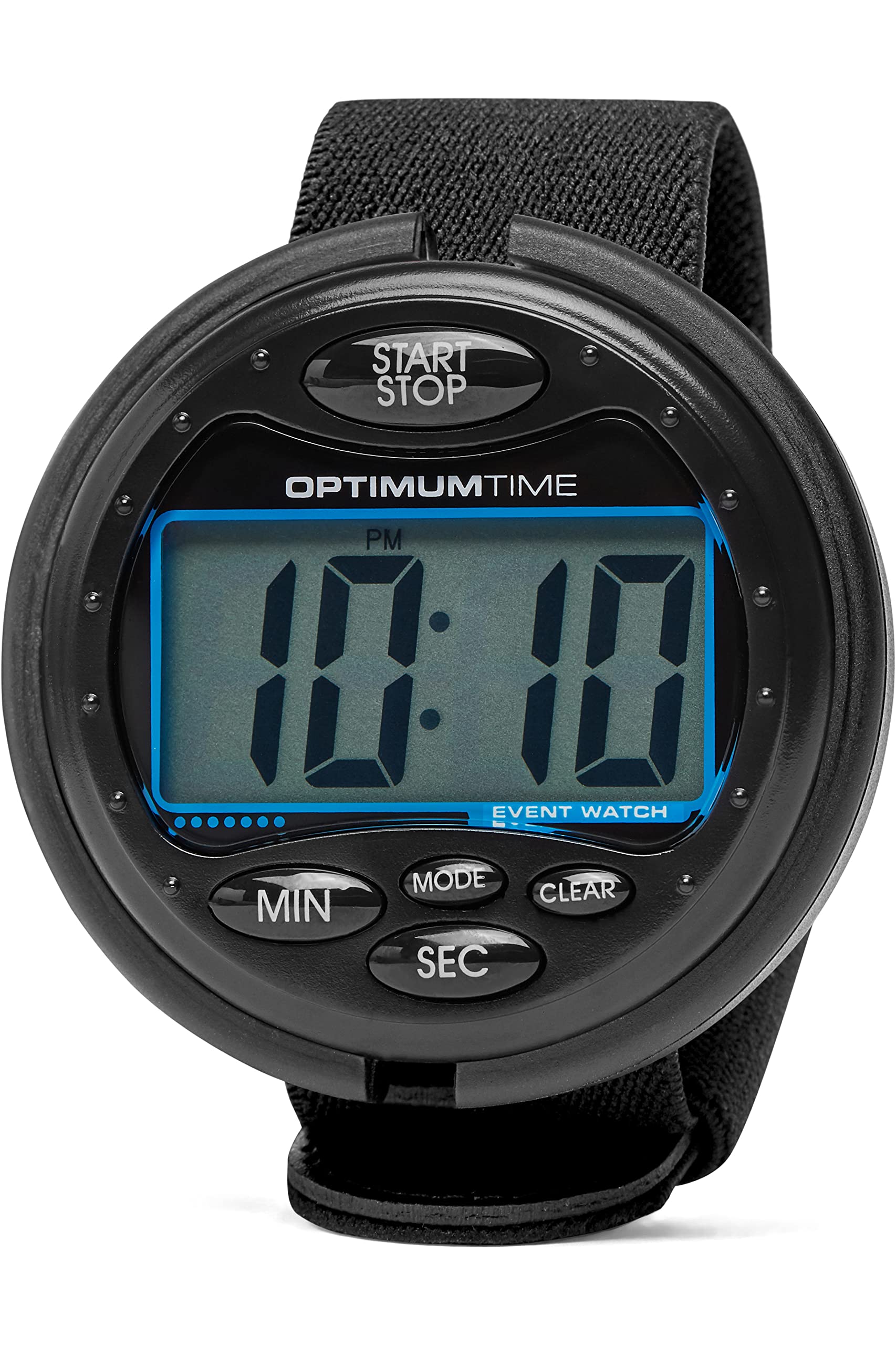 Optimum Time OE Series 3 Equestrian Event Watch OE391 - Black | Waterproof Sports Watch for Horseback Riding, Show Jumping & Dressage | Durable Digital Stopwatch for Equestrian Competitions & Training