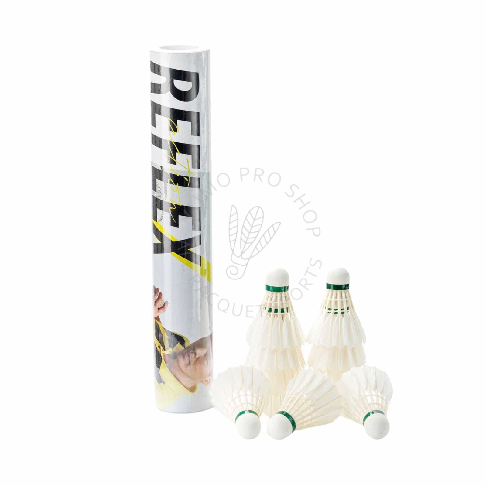 DHS RF 02 Feather Badminton Shuttlecocks - Professional Grade Goose Feather Birdies for Tournament & Training - Perfect for Indoor/Outdoor Badminton Games, Club Matches & Backyard Play