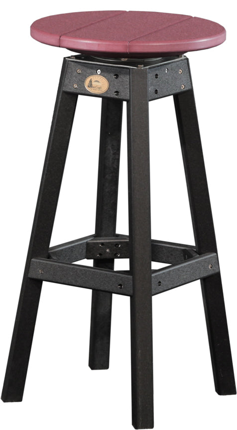 LuxCraft 360° Swivel Bar Stool with Adjustable Height - Modern Kitchen Island & Home Bar Counter Stool for Dining & Entertaining
