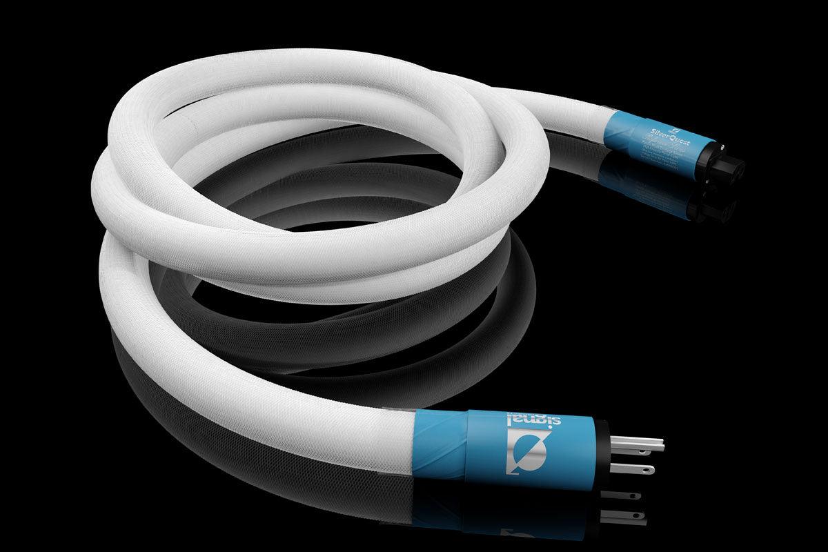 Signal Projects SilverQuest Power Cable - High-Performance Audio Cable for Home Theater & Studio Equipment | Premium Sound Quality for Audiophiles & Professional Use