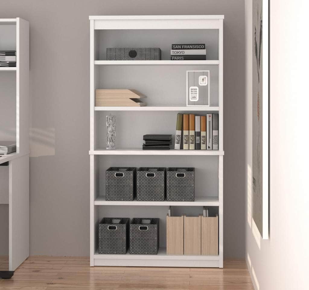 Uptown II Bookcase - 6 Stylish Colors for Home & Office Storage | Modern Bookshelf for Living Room, Bedroom & Study