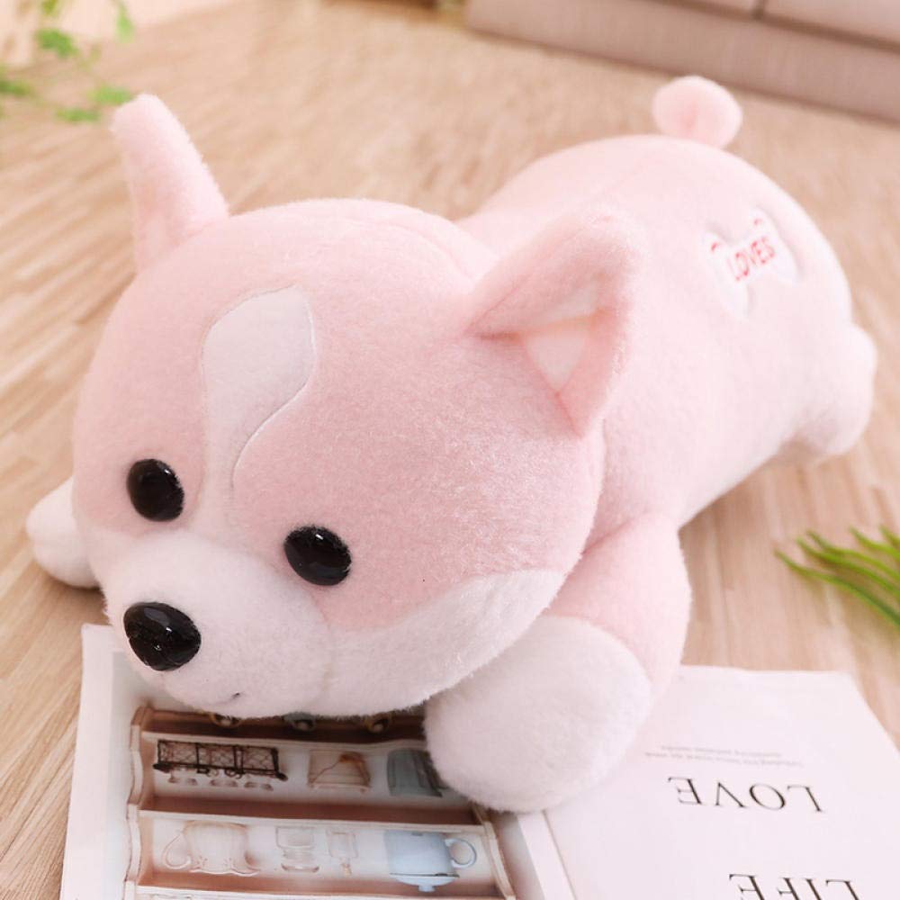 Cute Pink Corgi Dog Plush Toy - 100cm Soft Stuffed Animal Pillow for Kids, Children's Gift | Perfect for Cuddling, Nursery Decor & Birthday Presents