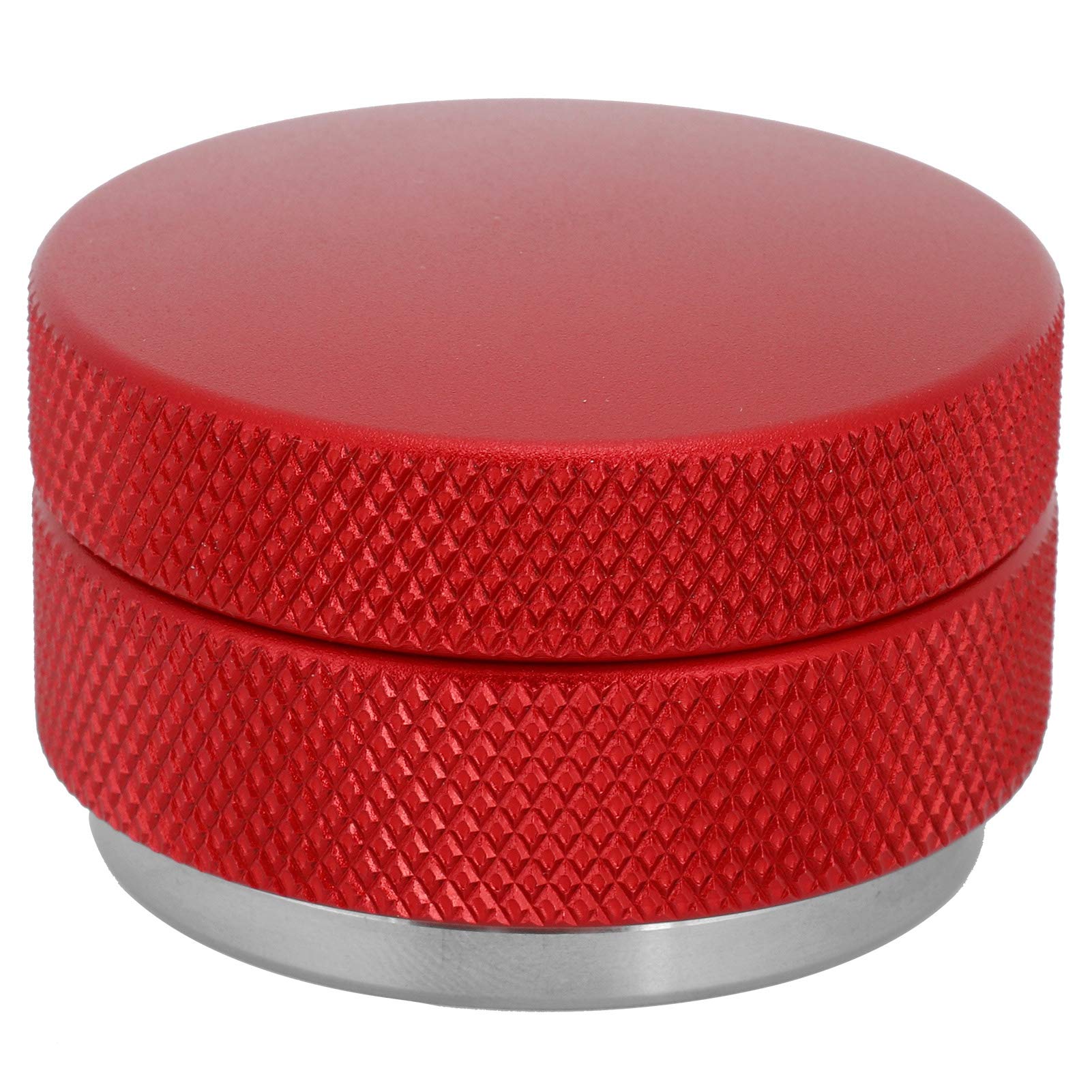 Premium Stainless Steel Coffee Tamper & Distributor - 51mm Adjustable Height Coffee Powder Press Hammer (Red Thread) - Perfect for Espresso, French Press & Home Baristas