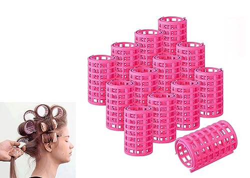 Lightweight Hair Roller Clips Set - 8 Piece Multicolor Hair Curlers for Styling & Volume | Perfect for Home Salon & Professional Use