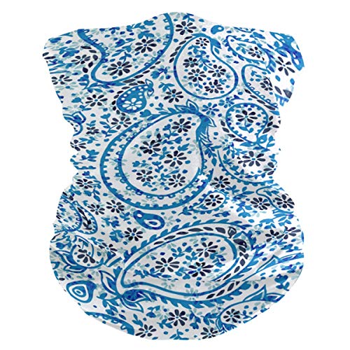 ALAZA Paisley Print Balaclava Face Mask - Breathable Bandana Head Wrap for Outdoor Sports, Cycling, Skiing & Winter Protection