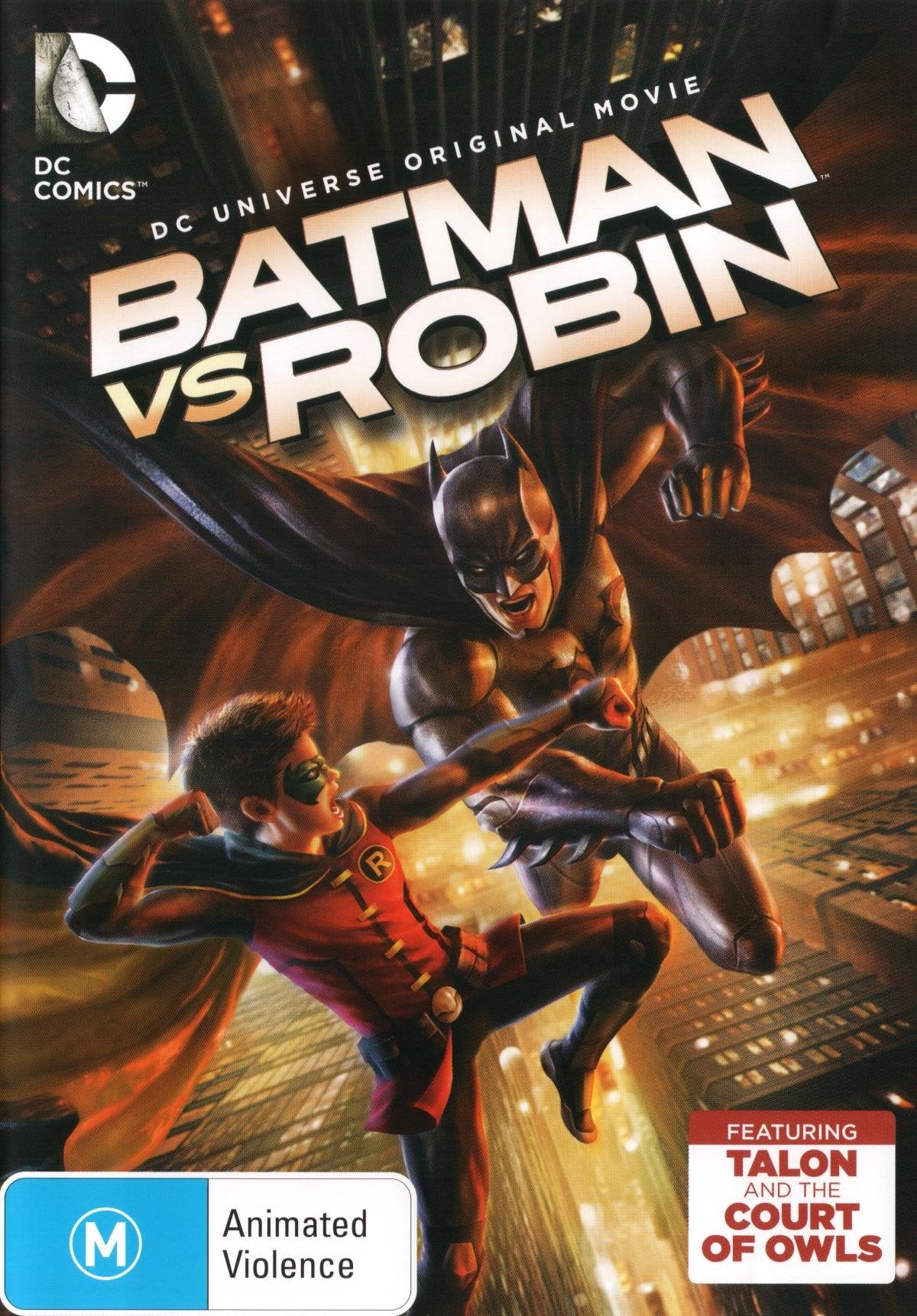 Batman VS Robin - DC Comics Superhero Movie DVD - Action, Adventure, Drama - Perfect for Movie Nights & Superhero Fans