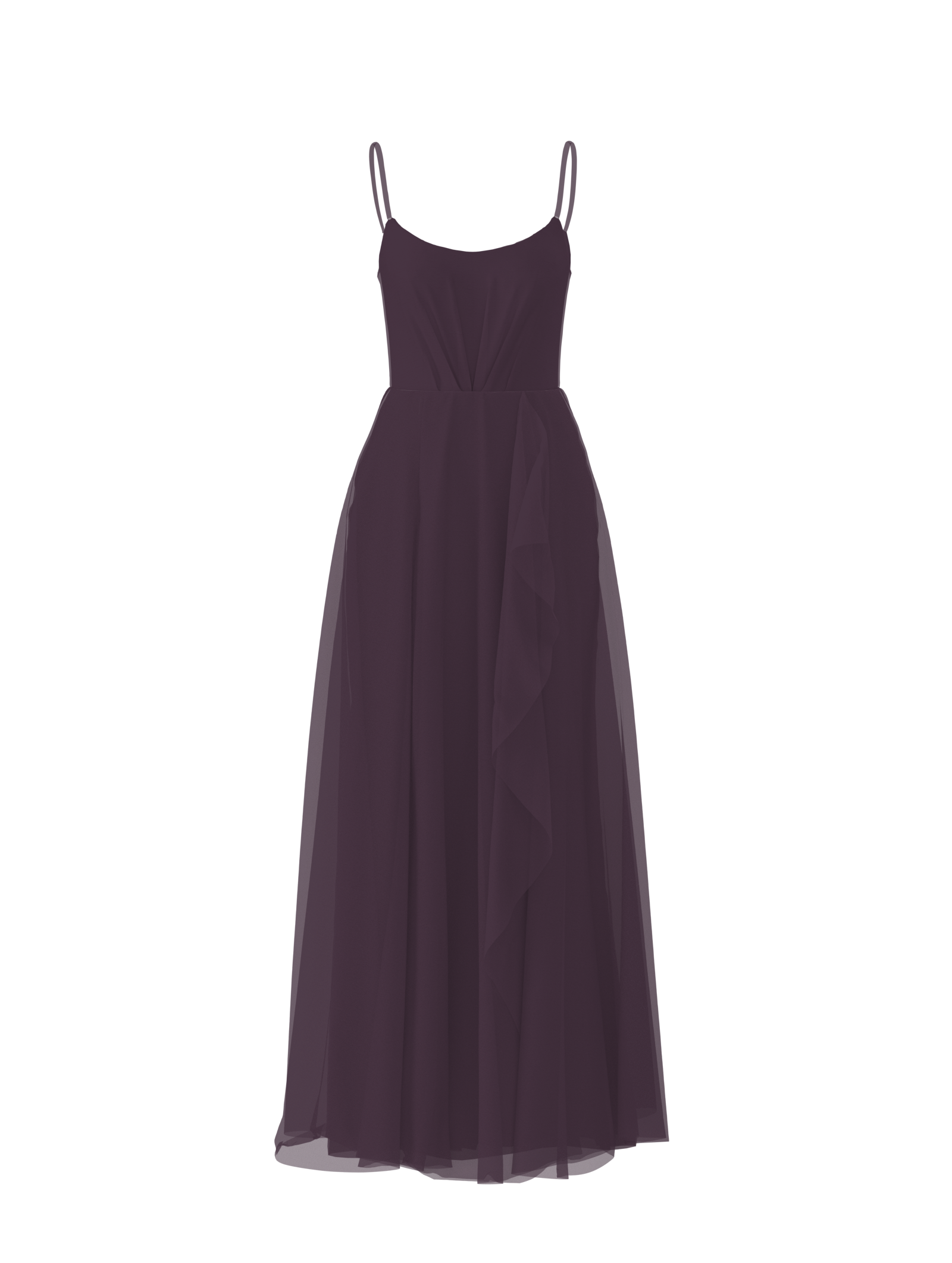 Campbell Bodice & Jaycie Skirt in Plum - Elegant Women's Fashion for Parties, Dinners, and Special Occasions