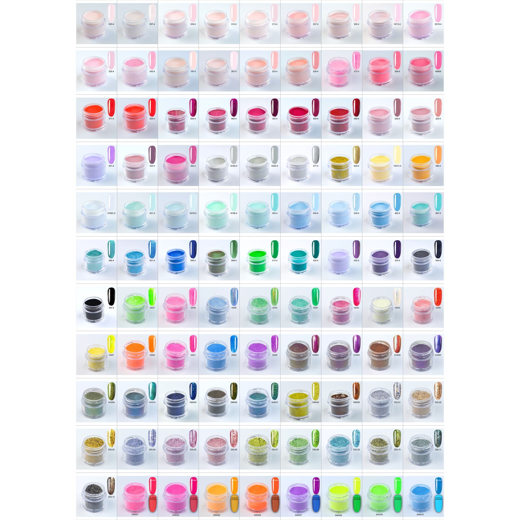 10g Acrylic Nail Powder Set - 20 Vibrant Colors for Professional Nail Art | Perfect for Salon, DIY Manicures & Nail Extensions