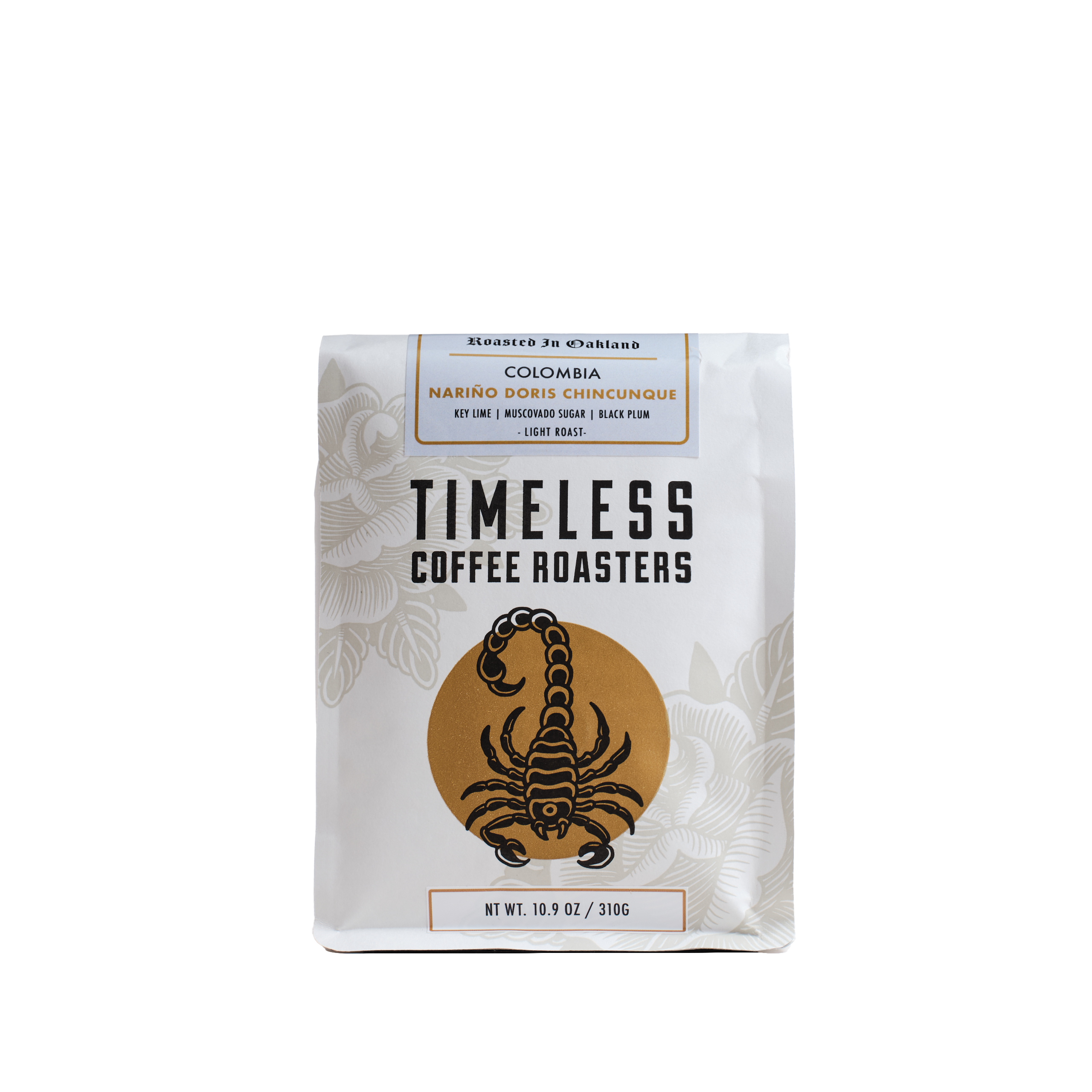 Premium Colombia Nariño Doris Chincunque Single Origin Coffee Beans - Whole Bean Medium Roast for Pour Over, French Press & Cold Brew at Home or Office