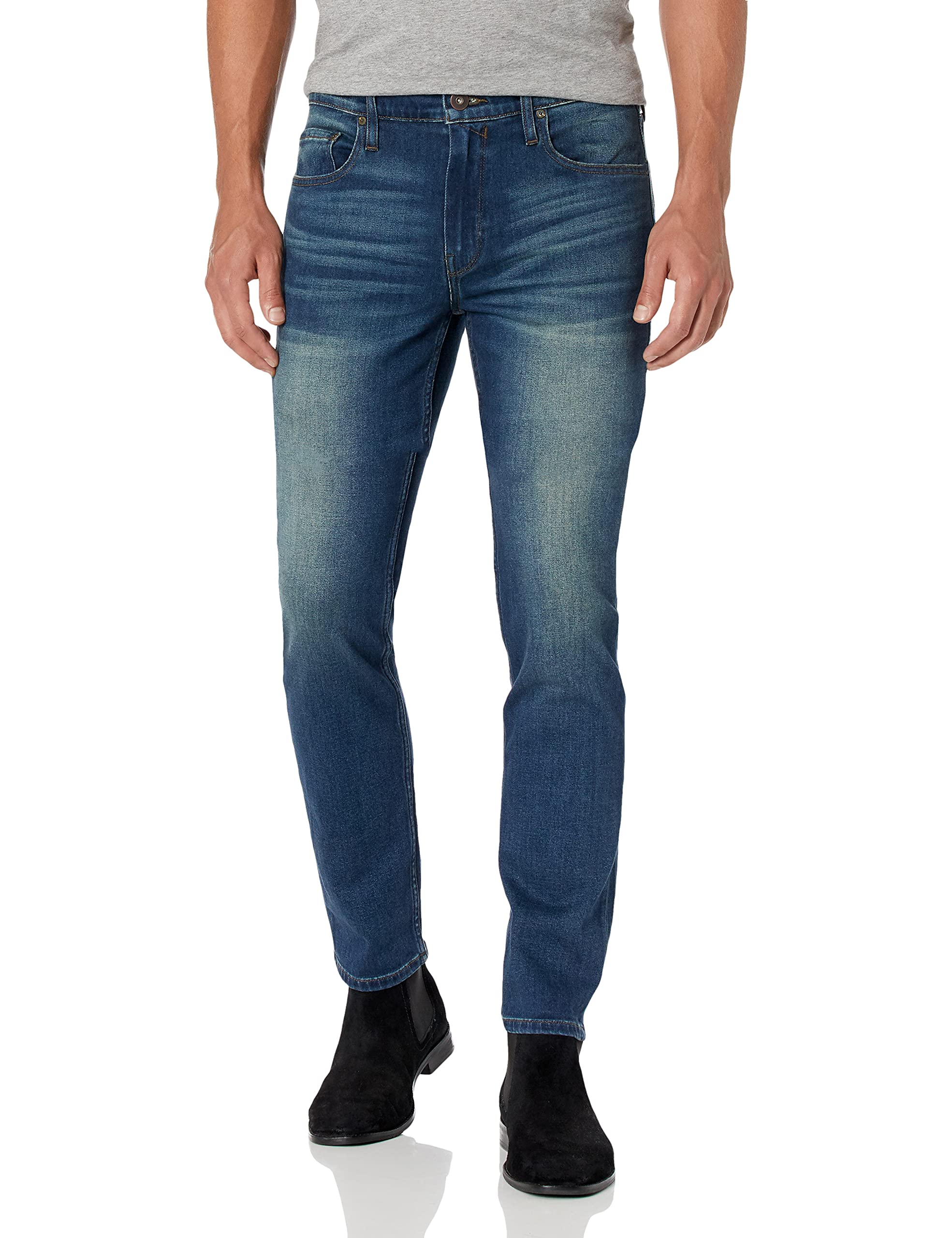 PAIGE Men's Lennox Julius Jeans - Slim Fit Stretch Denim Pants for Casual Wear & Office Style | Comfortable & Stylish Everyday Outfit