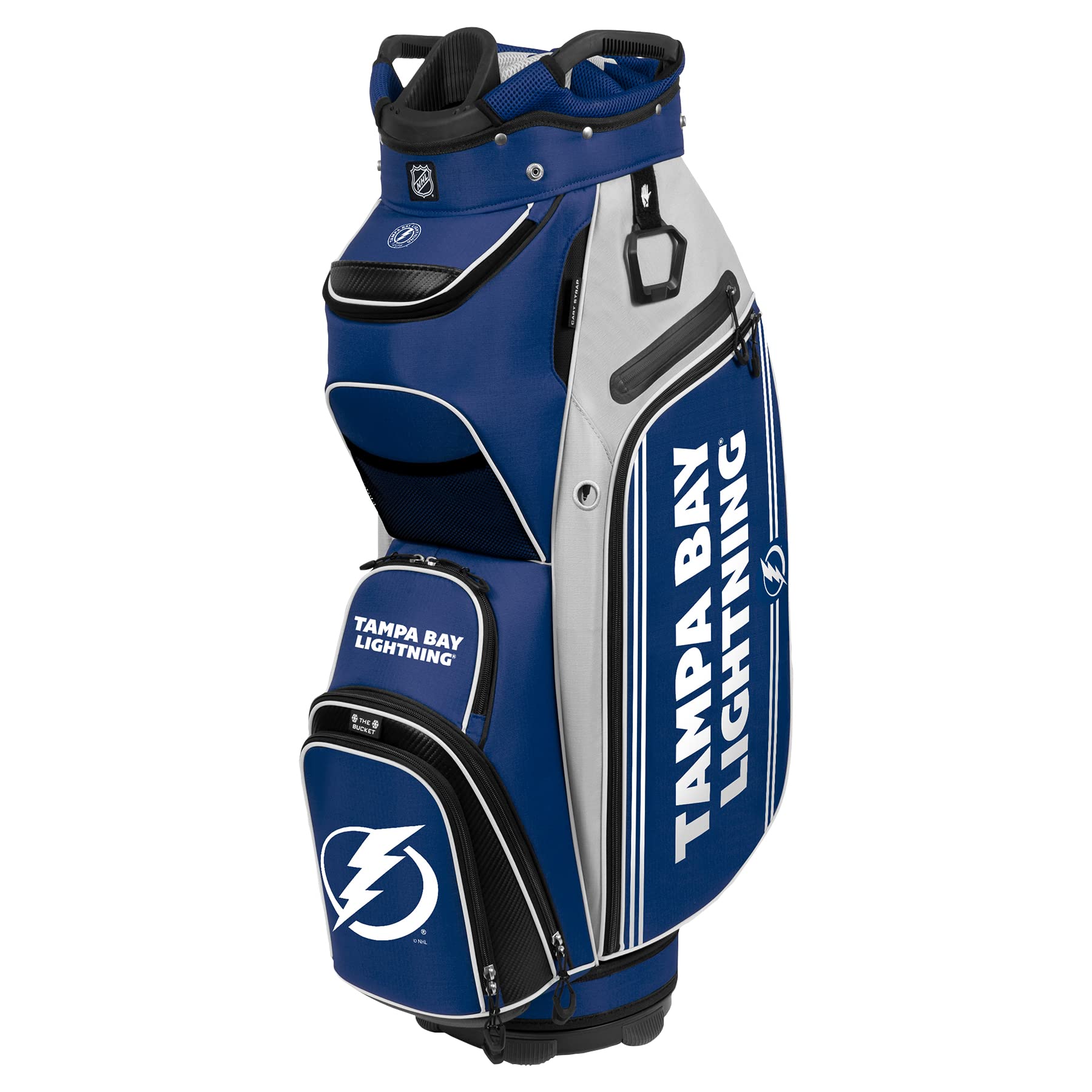 Tampa Bay Lightning NHL Cooler Cart Bag - Insulated Rolling Cooler for Tailgating, Beach, Camping & Outdoor Parties