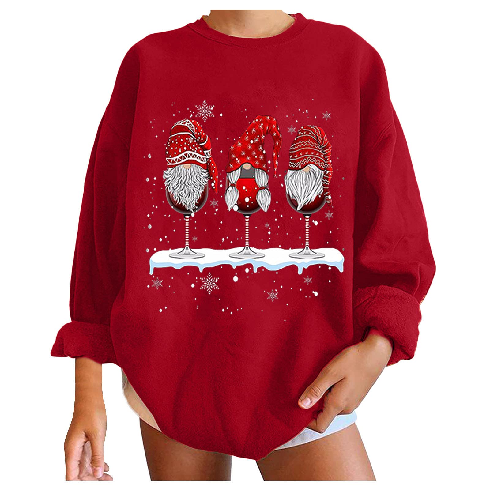 Women's Loose Fit Hoodies - Floral Print Long Sleeve Sweatshirts for Casual Wear, Warm & Comfortable Pullover for Fall Fashion, Gym, Lounge & Outdoor Activities
