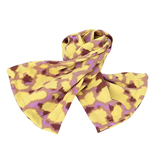 **Donut Bun Hair Maker - Printing Pattern Twist Bun Maker, Soft & Durable Fabric for Women - Perfect for Dating, Parties & Daily Styling (Yellow)**
