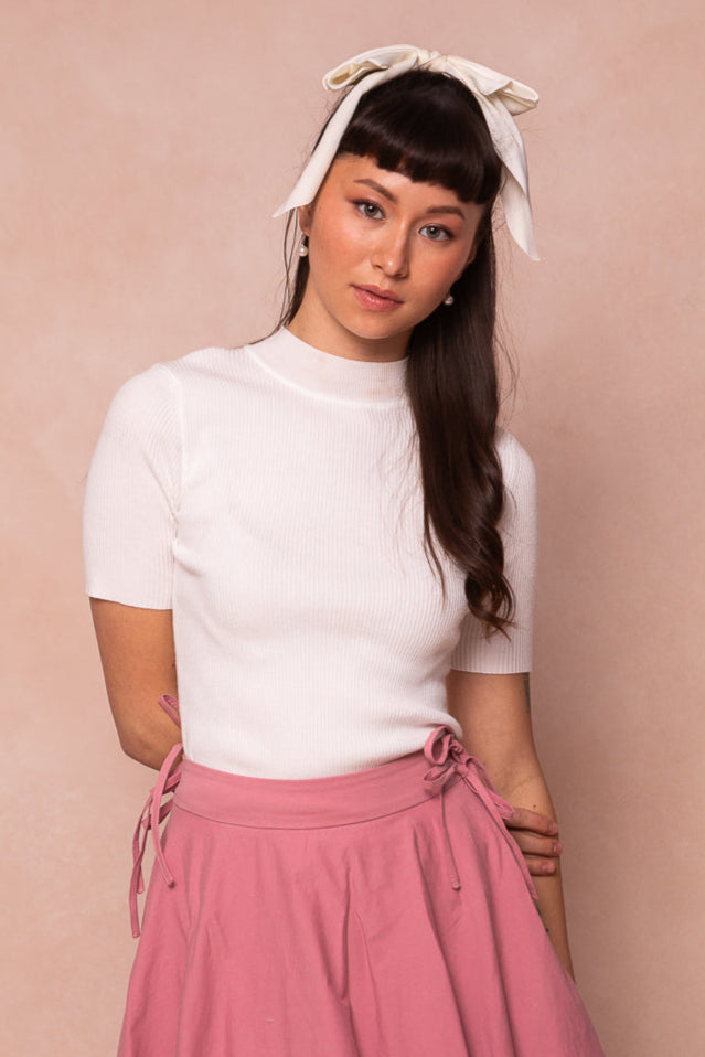 Lexie Women's Short Sleeve T-Shirt - Soft Cotton White Top for Casual Wear | Perfect for Everyday Outfits, Summer Fashion & Layering