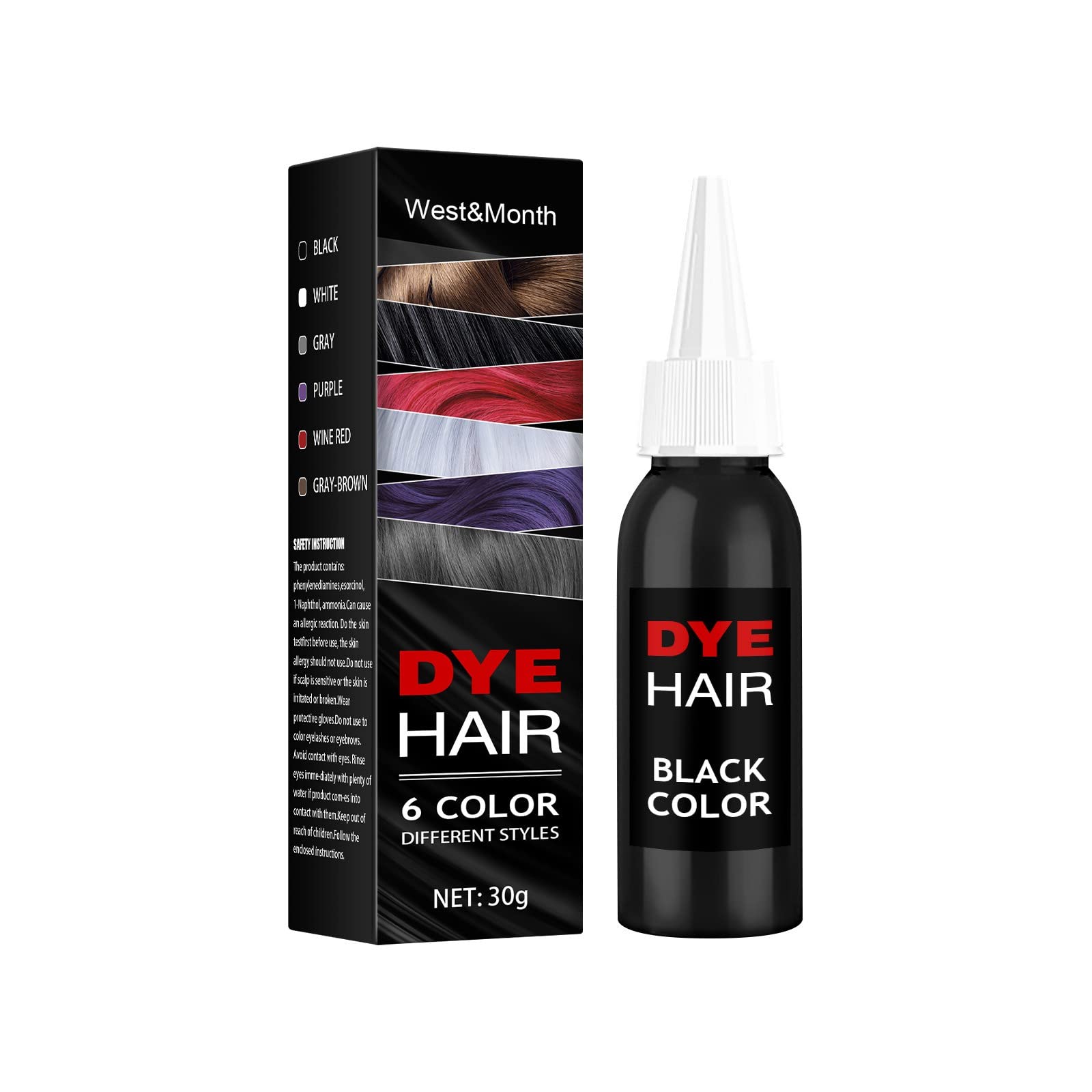 Temporary Hair Dye Cream - Long Lasting & Easy to Apply Washable Hair Color for Human Hair Care | Perfect for Parties, Cosplay & Halloween Costumes