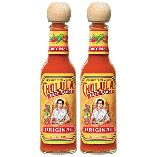 Cholula Original Hot Sauce - 12 oz Bottle (Pack of 2) | Authentic Mexican Hot Sauce for Tacos, Wings & Bloody Marys | Spicy Flavor Enhancer for Cooking & Grilling
