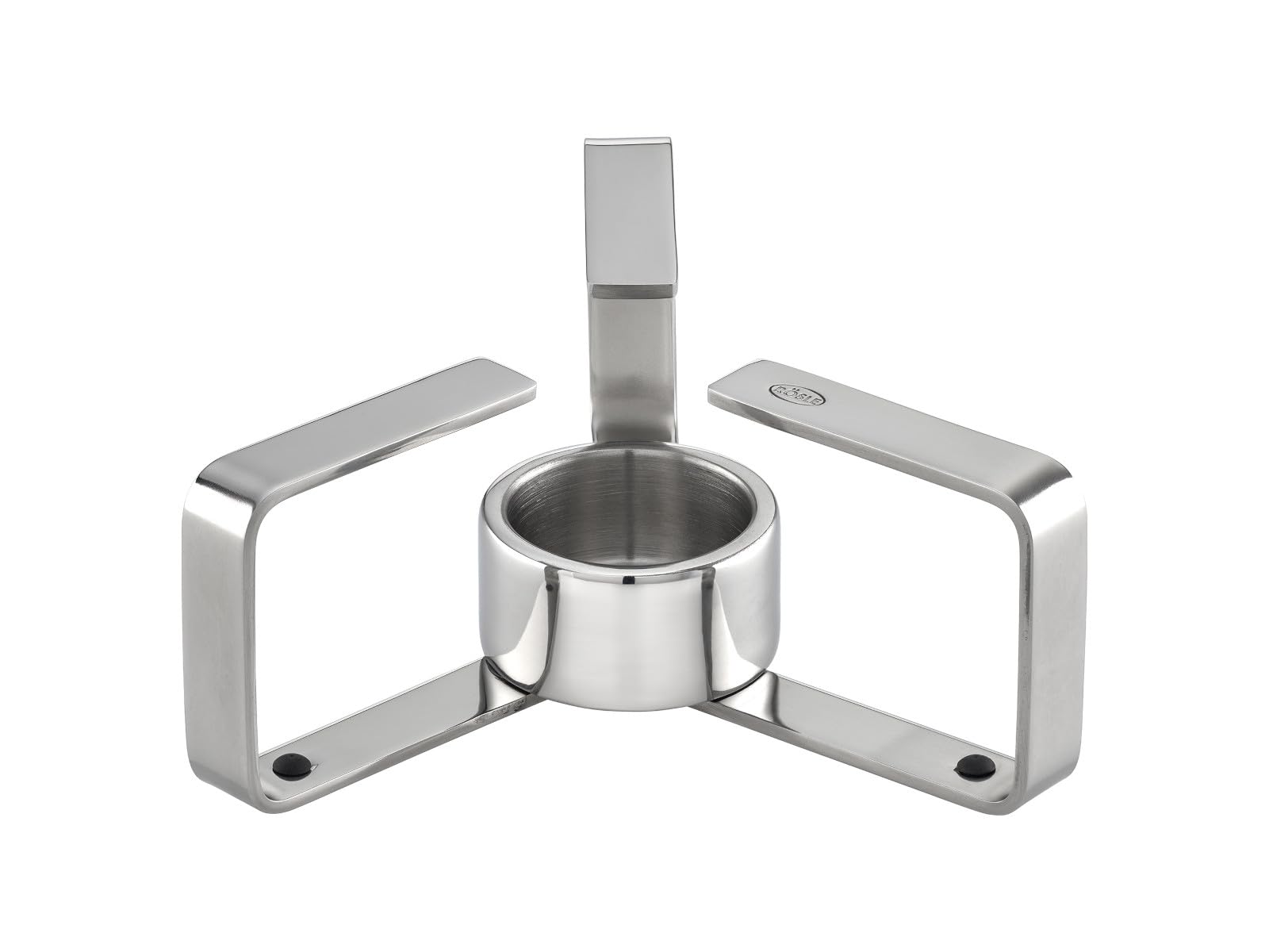 Rosle Stainless Steel Mini Stove 17cm - Compact Portable Gas Burner for Camping, Picnics & Outdoor Cooking | Durable 18/8 Stainless Steel Construction