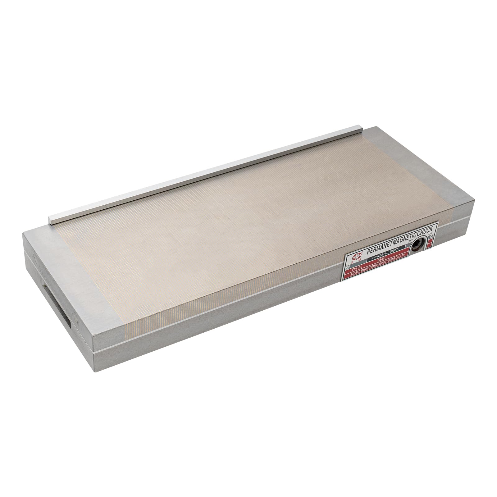 High Power Permanent Magnetic Chuck 130N/cm² - Fine Pole Rectangular Magnetic Chuck for Surface Grinders & Tool Grinders | Perfect for Precision Grinding, Metalworking & Industrial Applications
