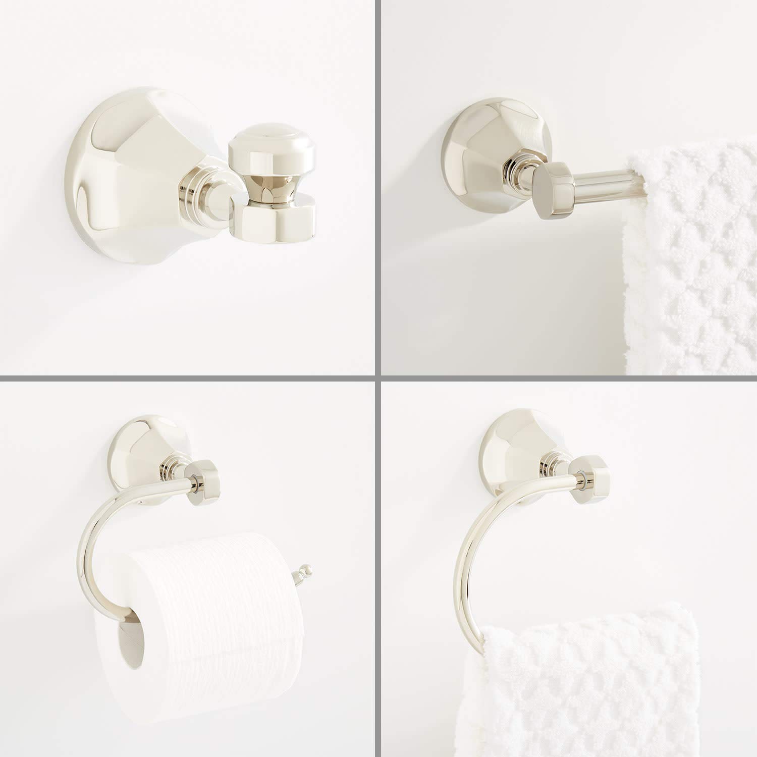 Signature Hardware 948214 Key West Bathroom Hardware Set - 24
