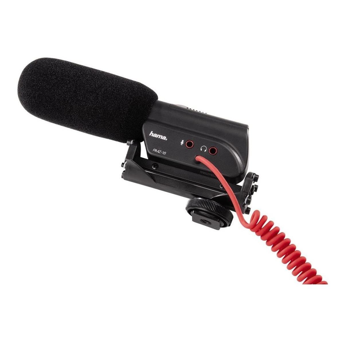 Hama RMZ 18 Directional Microphone - Professional Cardioid Condenser Mic for Studio Recording, Podcasting & Streaming - Perfect for YouTube, Twitch & Voice Overs
