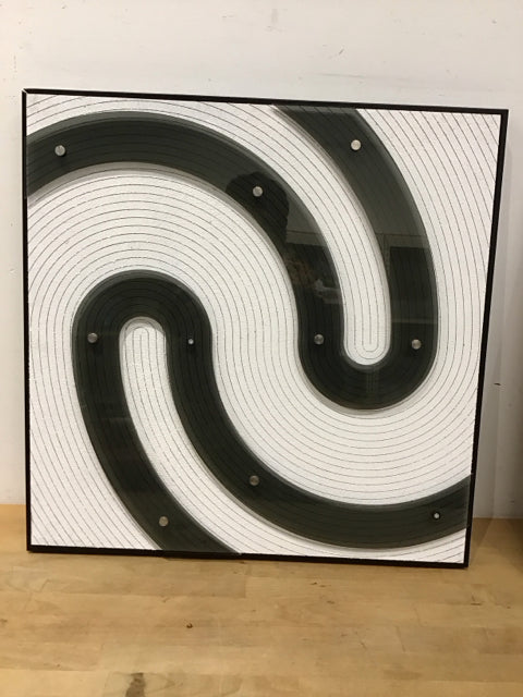 23 Sq. Black/White Smoked Acrylic Sheet - Durable & Lightweight Plastic Panel for DIY Crafts, Home Decor, Signage & Office Partitions