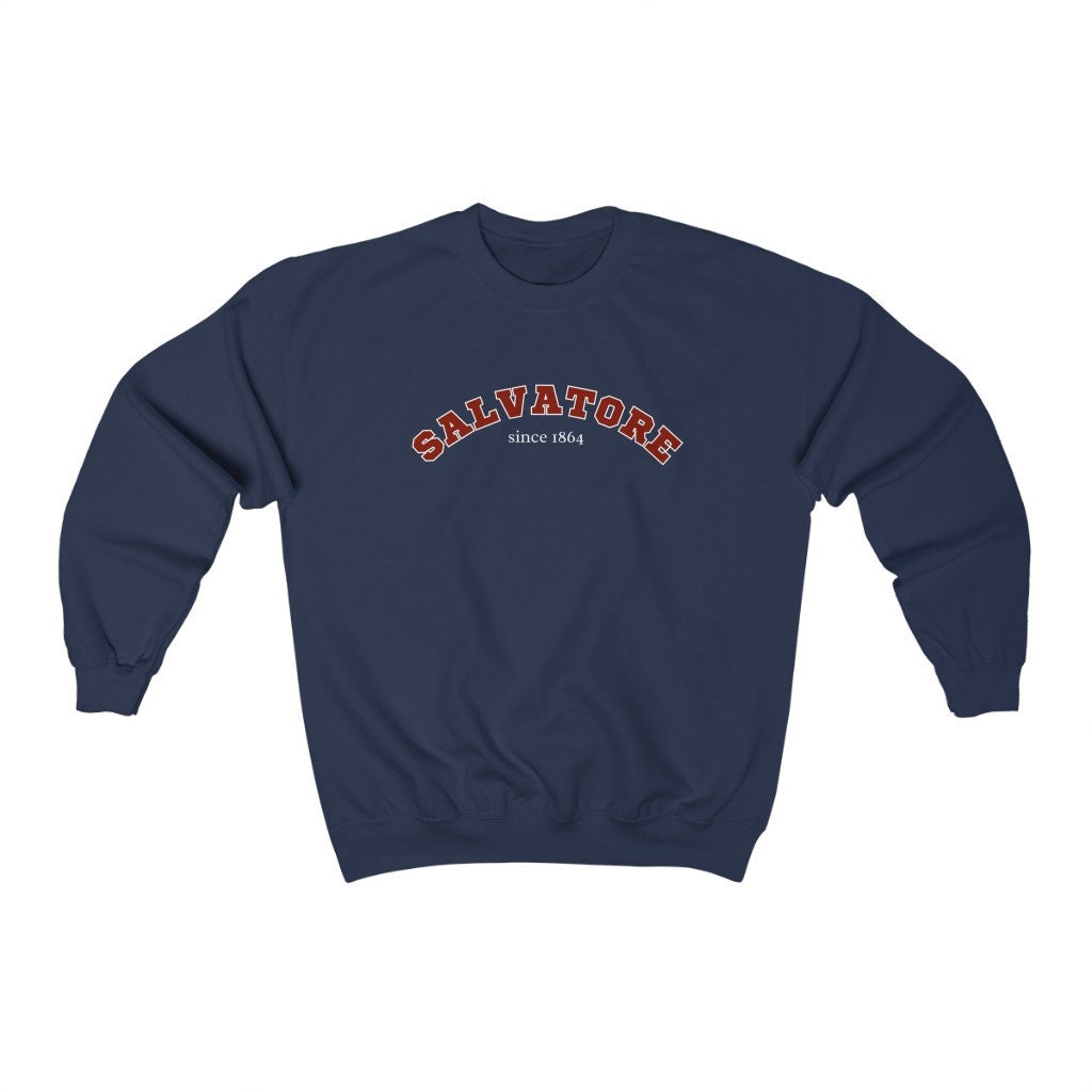 Salvatore Sweatshirt | The Vampire Diaries TVD Hoodie | Salvatore Brothers Merch | Vampire Fan Gift | Cozy Pullover for TV Show Lovers & Halloween Costumes