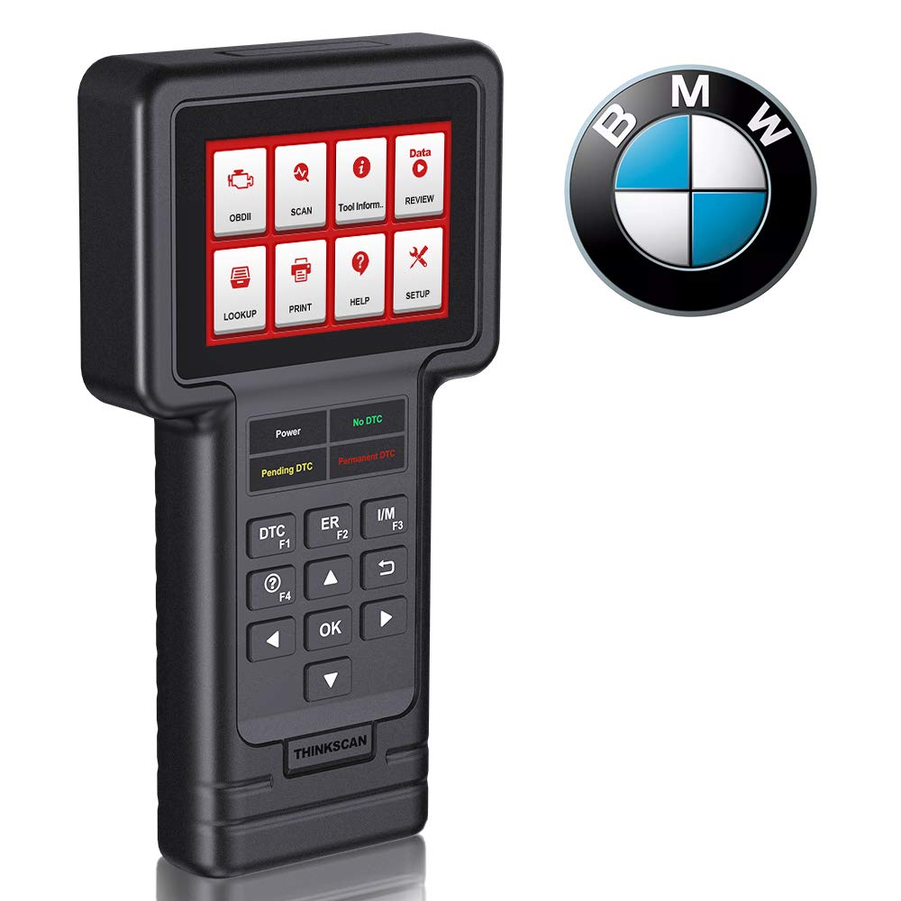 ThinkScan S02 BMW & Mini OBD2 Scanner - Full System Diagnostic Tool with Oil, Brake, SAS, ETS & DPF Reset | Engine Code Reader for Car Maintenance & Troubleshooting | Perfect for DIY Mechanics & Auto Shops