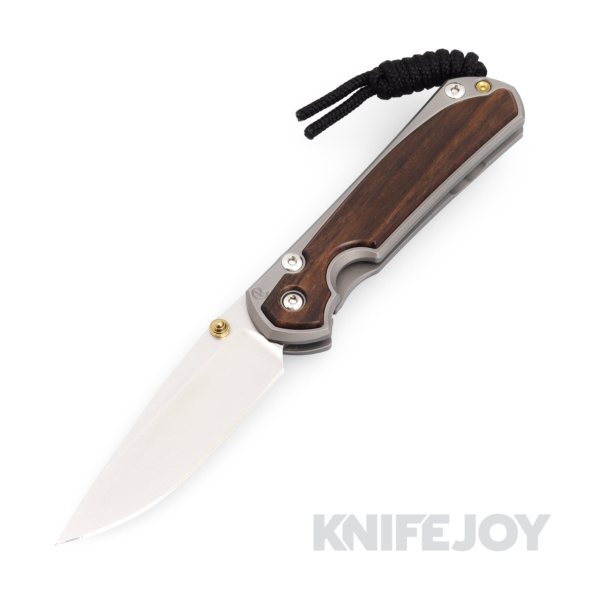 Chris Reeve Small Sebenza 31 Folding Knife - Magnacut Drop Point Blade with Double Gold Lug & Macassar Ebony Inlay | EDC, Outdoor Survival, Camping & Tactical Gear