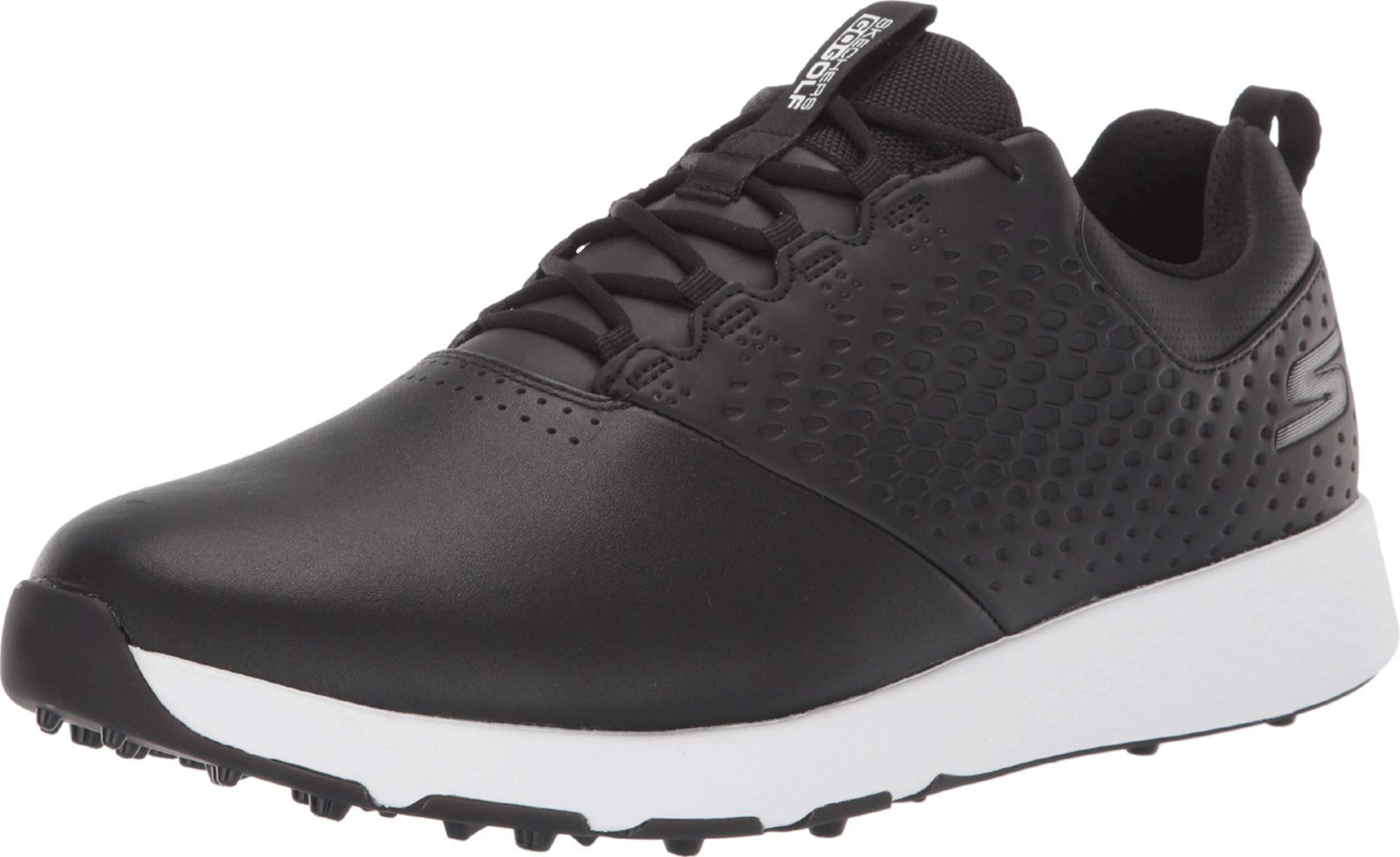 Skechers Men's Elite 4 Waterproof Golf Shoes - Comfortable & Durable Spiked Golf Footwear for All-Weather Performance on the Course